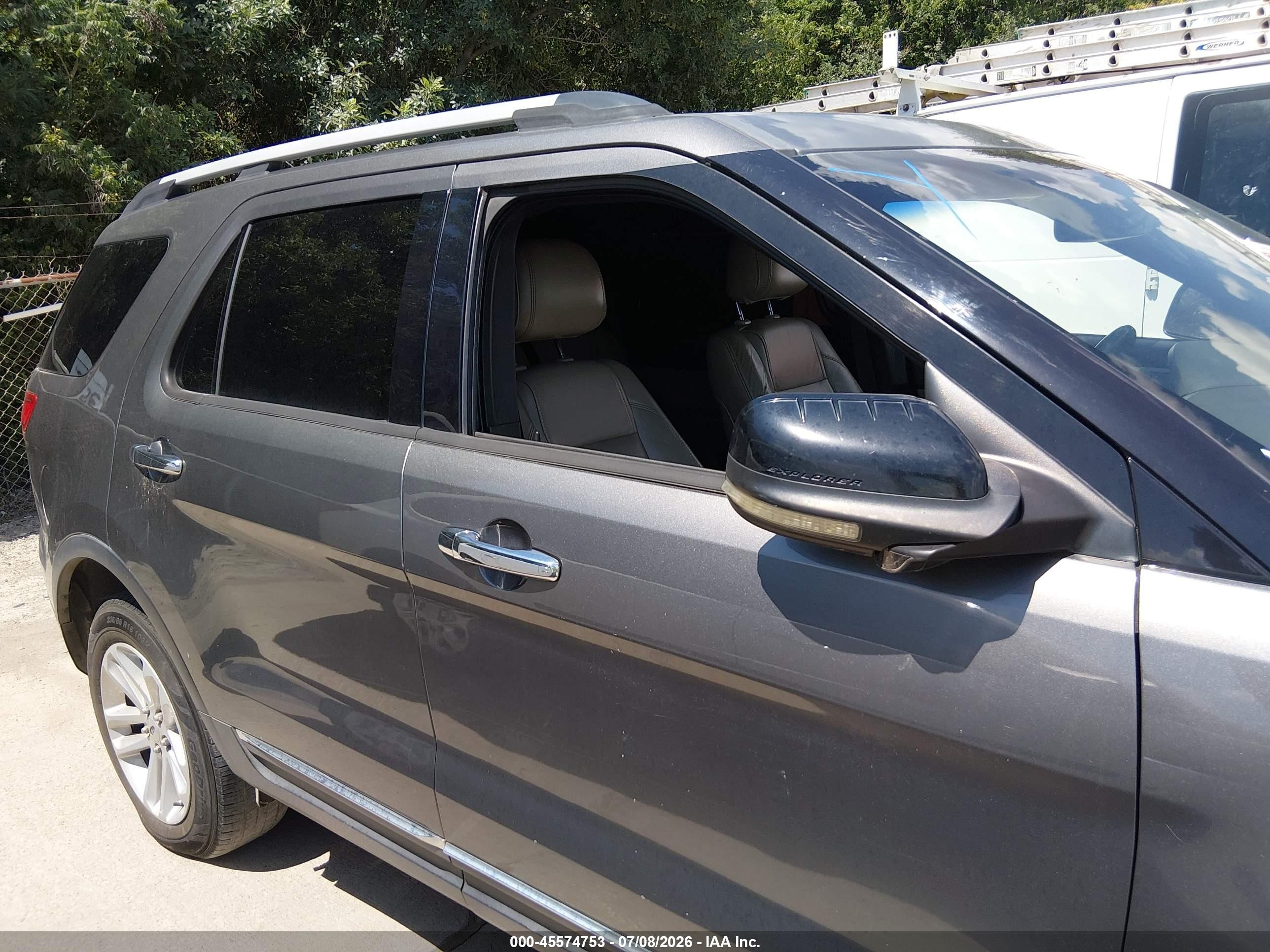 2013 Ford Explorer Xlt Gray vin: 1FM5K7D96DGA92791
