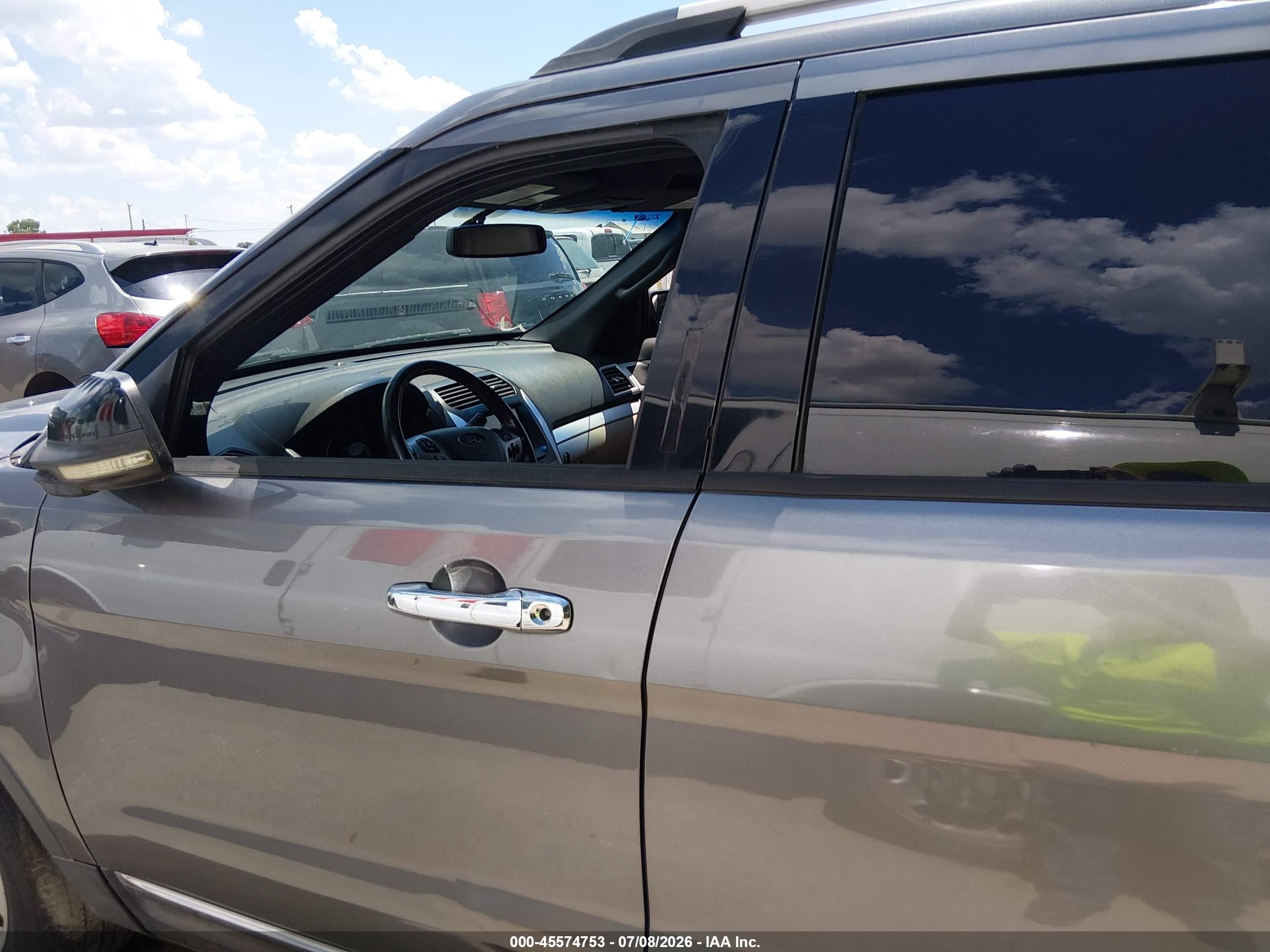 2013 Ford Explorer Xlt Gray vin: 1FM5K7D96DGA92791