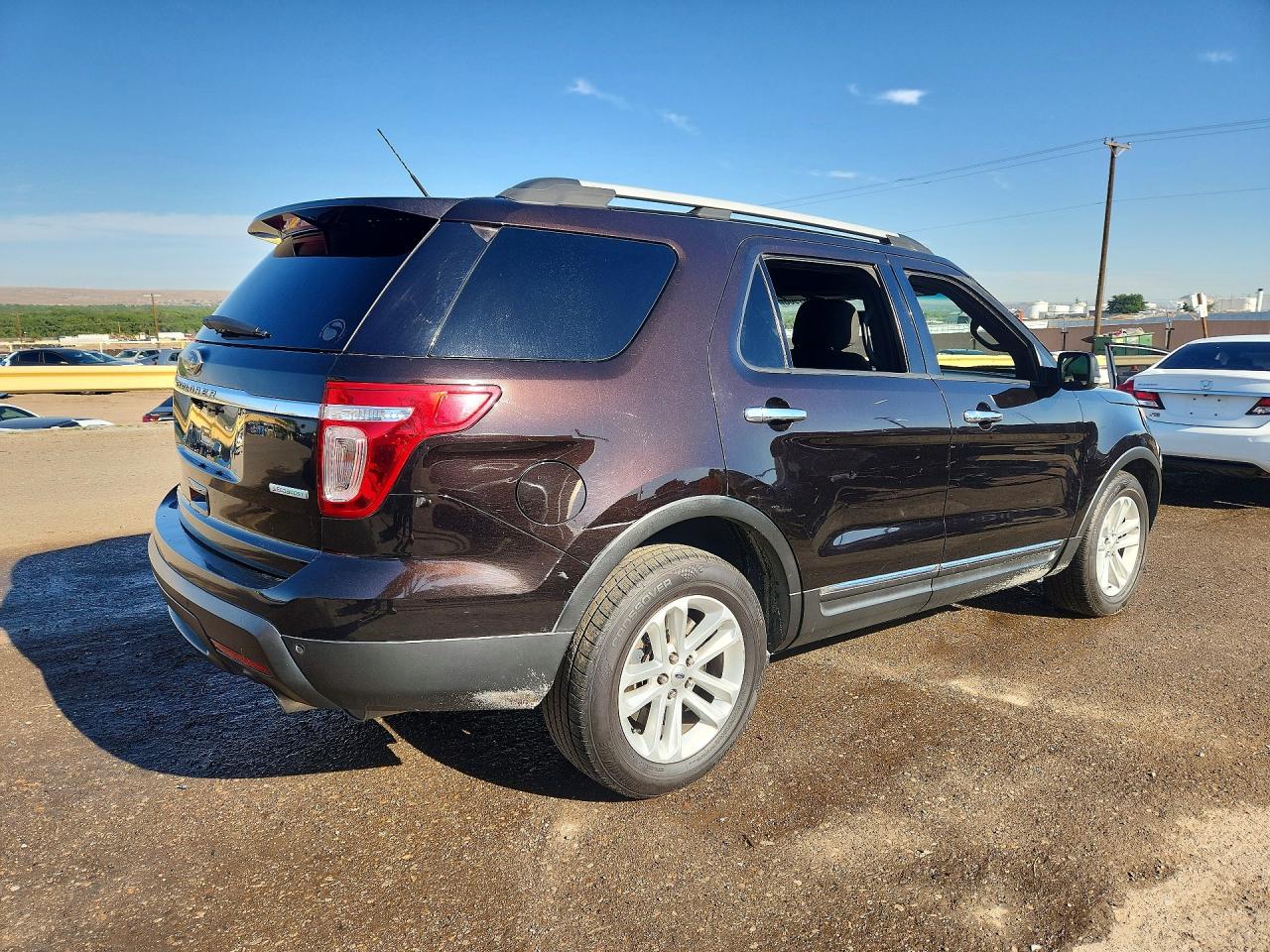 2013 Ford Explorer Xlt Maroon vin: 1FM5K7D96DGB62452