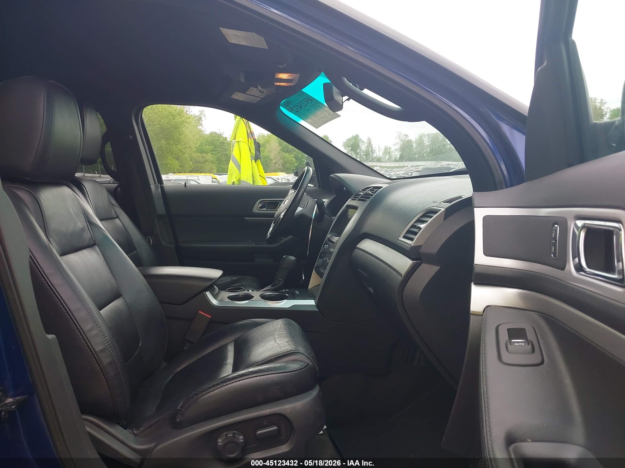 2013 Ford Explorer Xlt Blue vin: 1FM5K7D96DGC56962