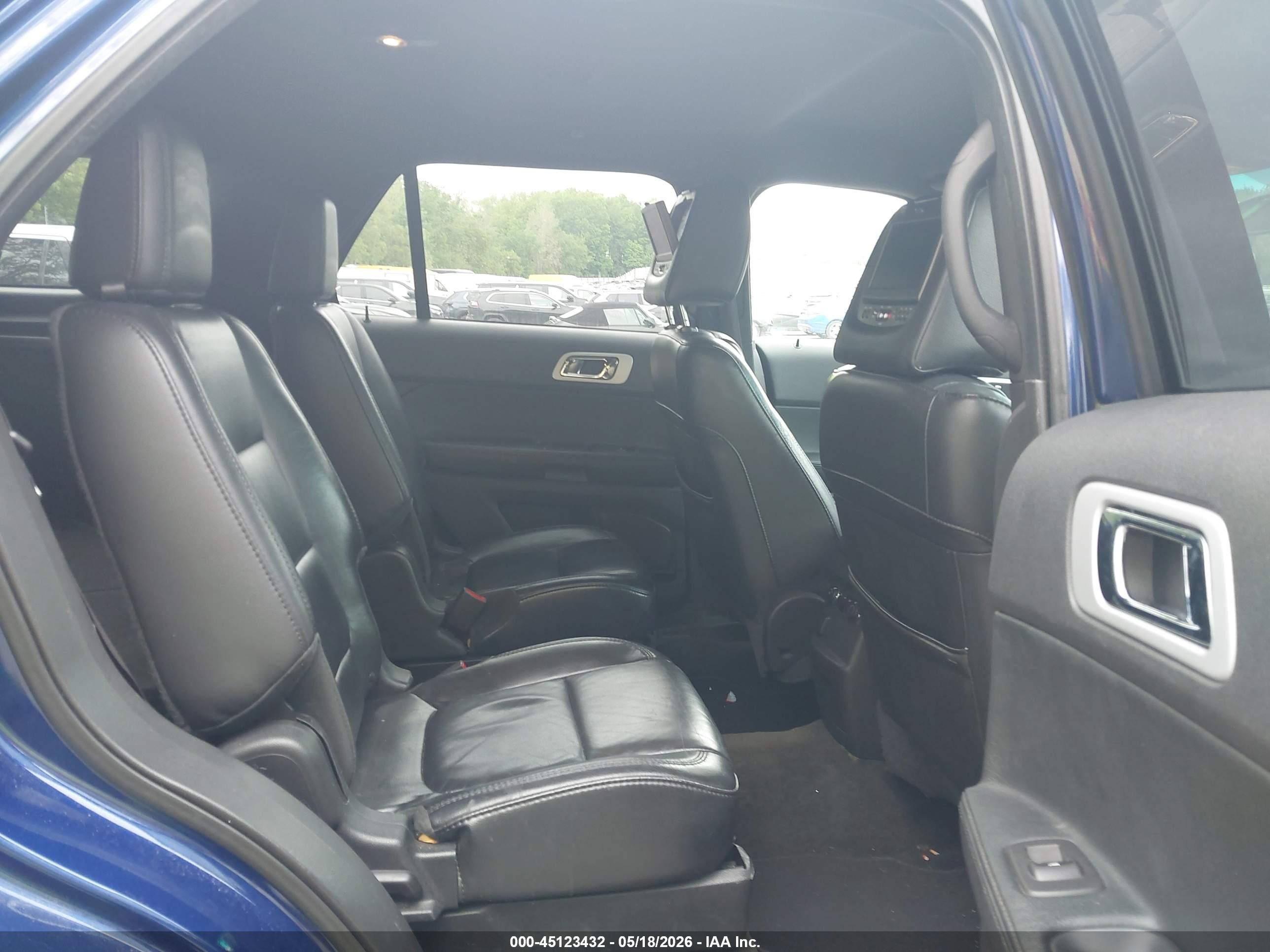 2013 Ford Explorer Xlt Blue vin: 1FM5K7D96DGC56962