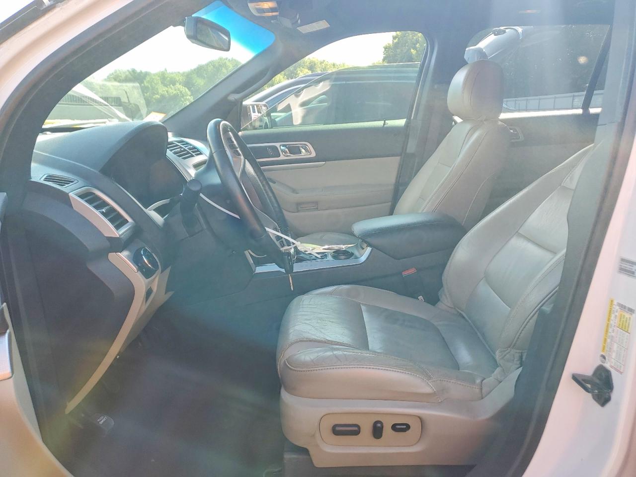2013 Ford Explorer Xlt White vin: 1FM5K7D97DGC13585