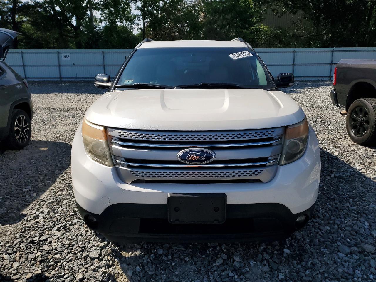 2013 Ford Explorer Xlt White vin: 1FM5K7D97DGC13585