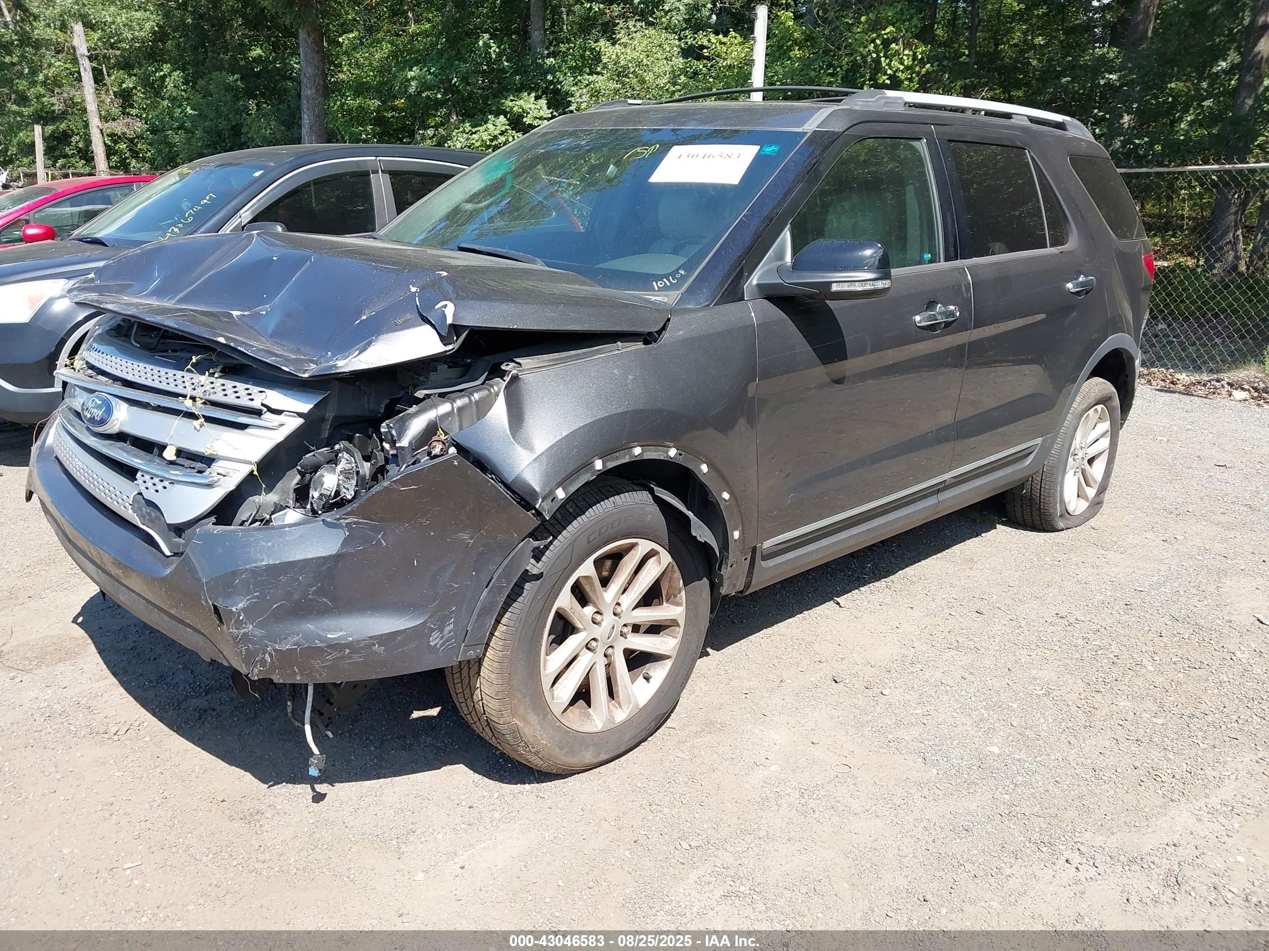 2015 Ford Explorer Xlt Gray vin: 1FM5K7D97FGB13845
