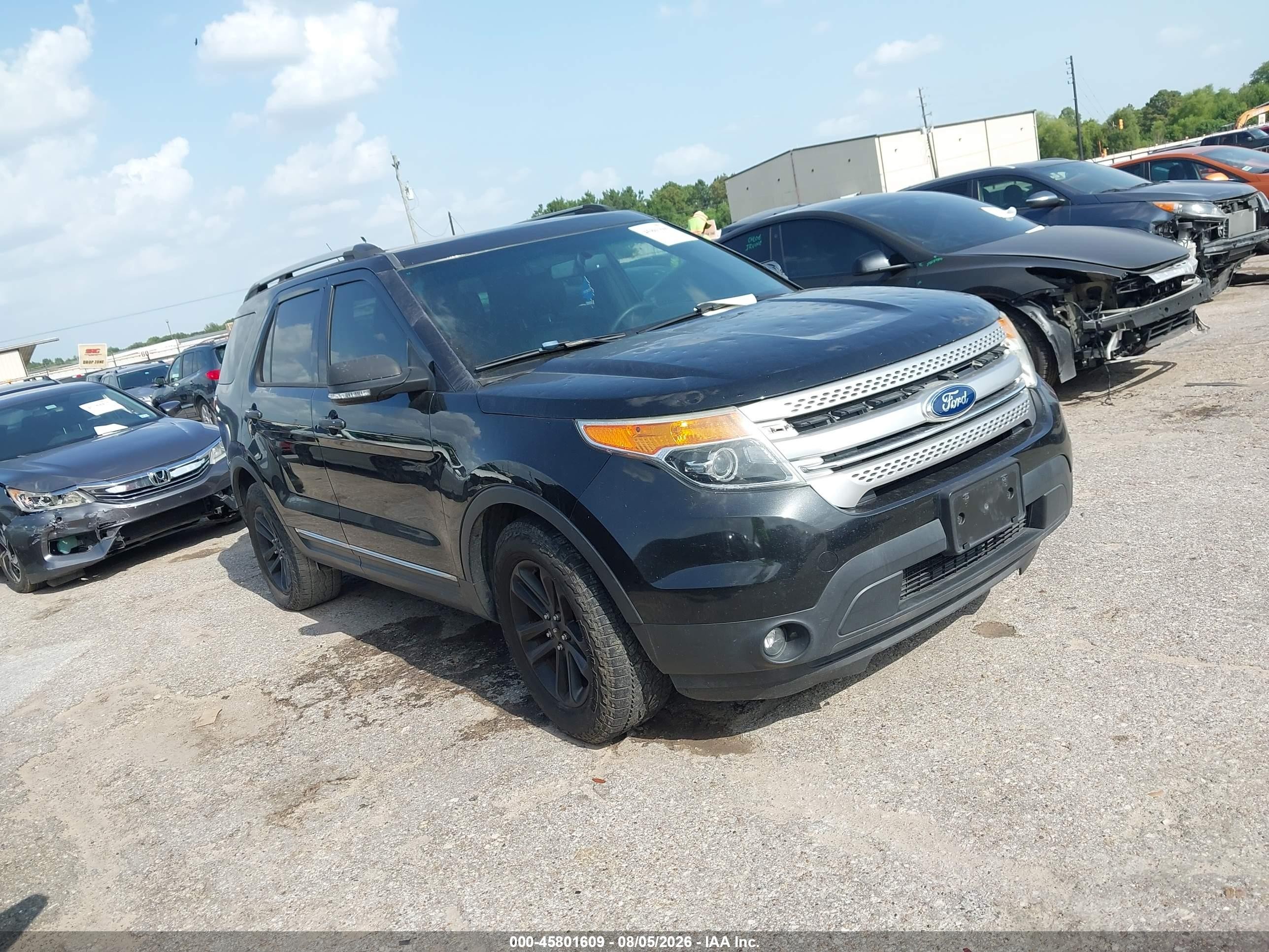 2015 Ford Explorer Xlt Black vin: 1FM5K7D97FGC63230