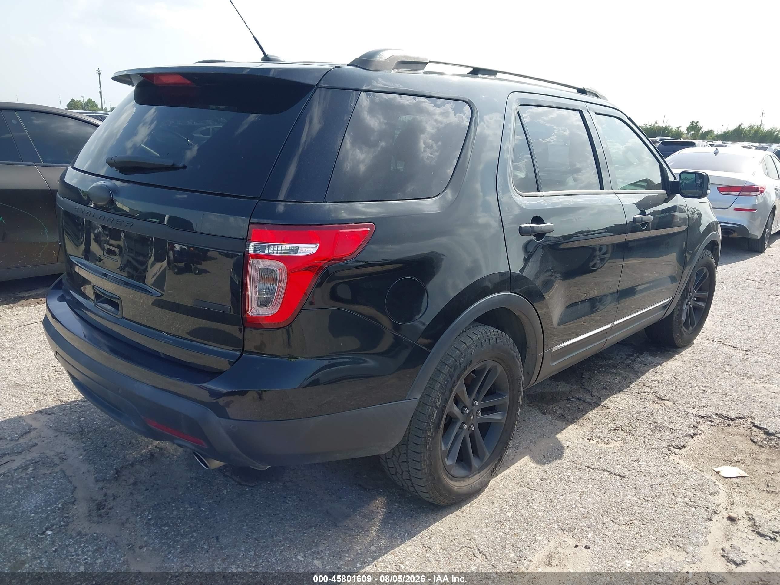 2015 Ford Explorer Xlt Black vin: 1FM5K7D97FGC63230