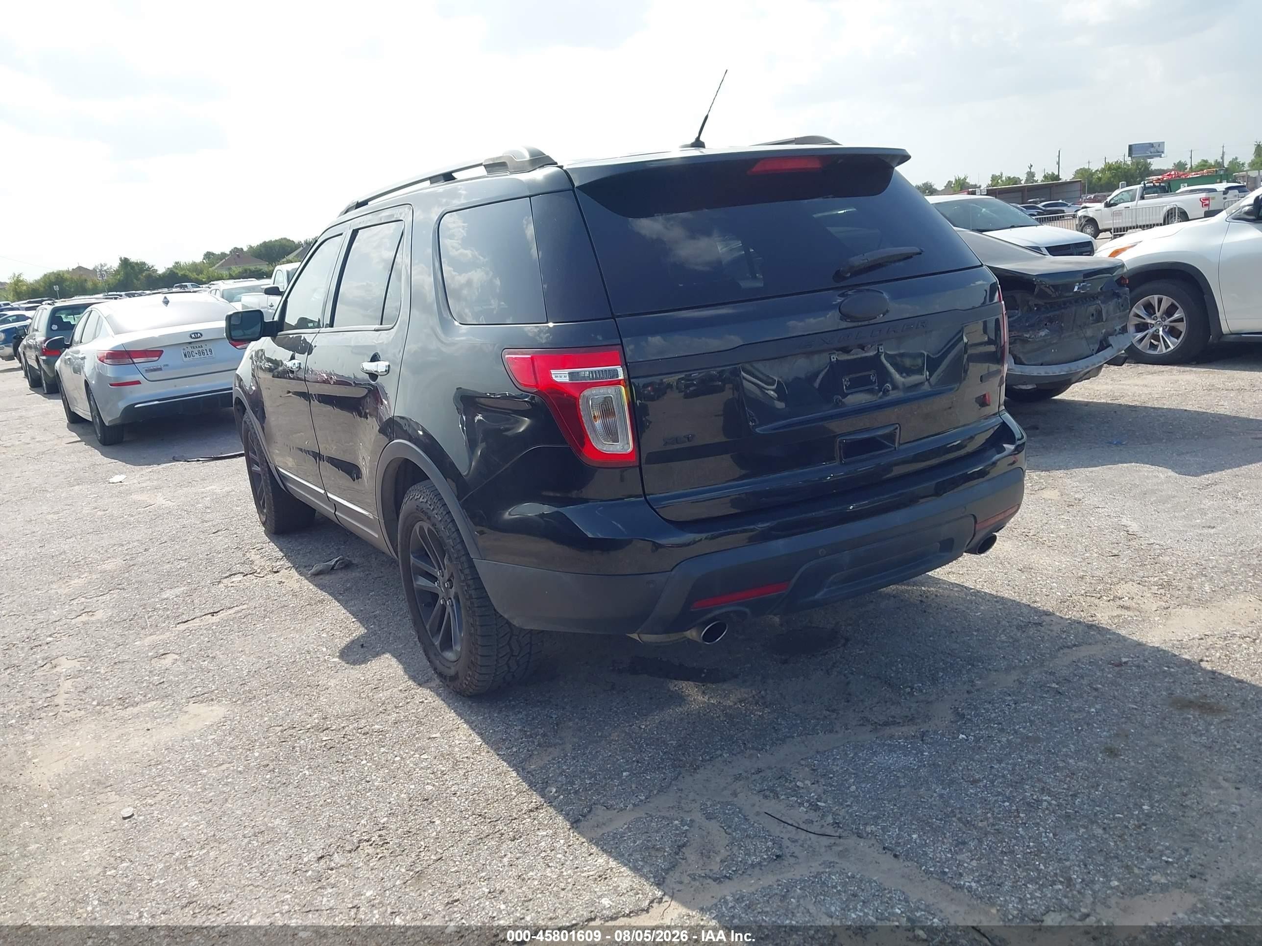 2015 Ford Explorer Xlt Black vin: 1FM5K7D97FGC63230