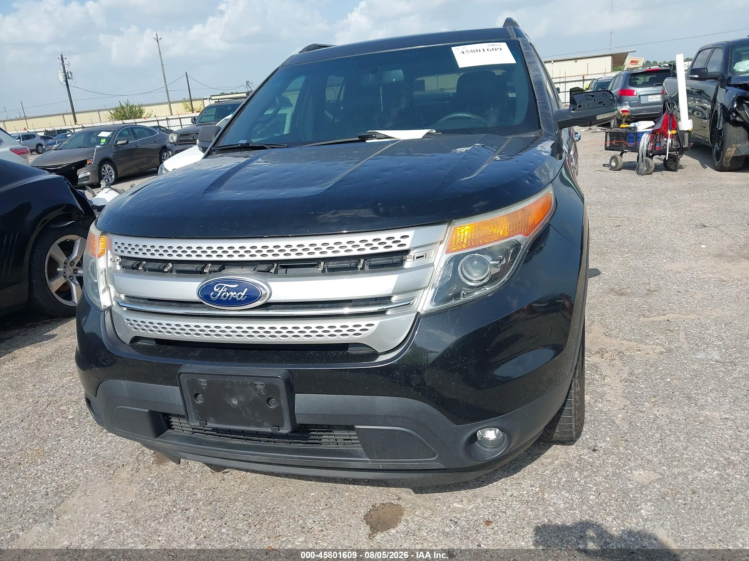 2015 Ford Explorer Xlt Black vin: 1FM5K7D97FGC63230