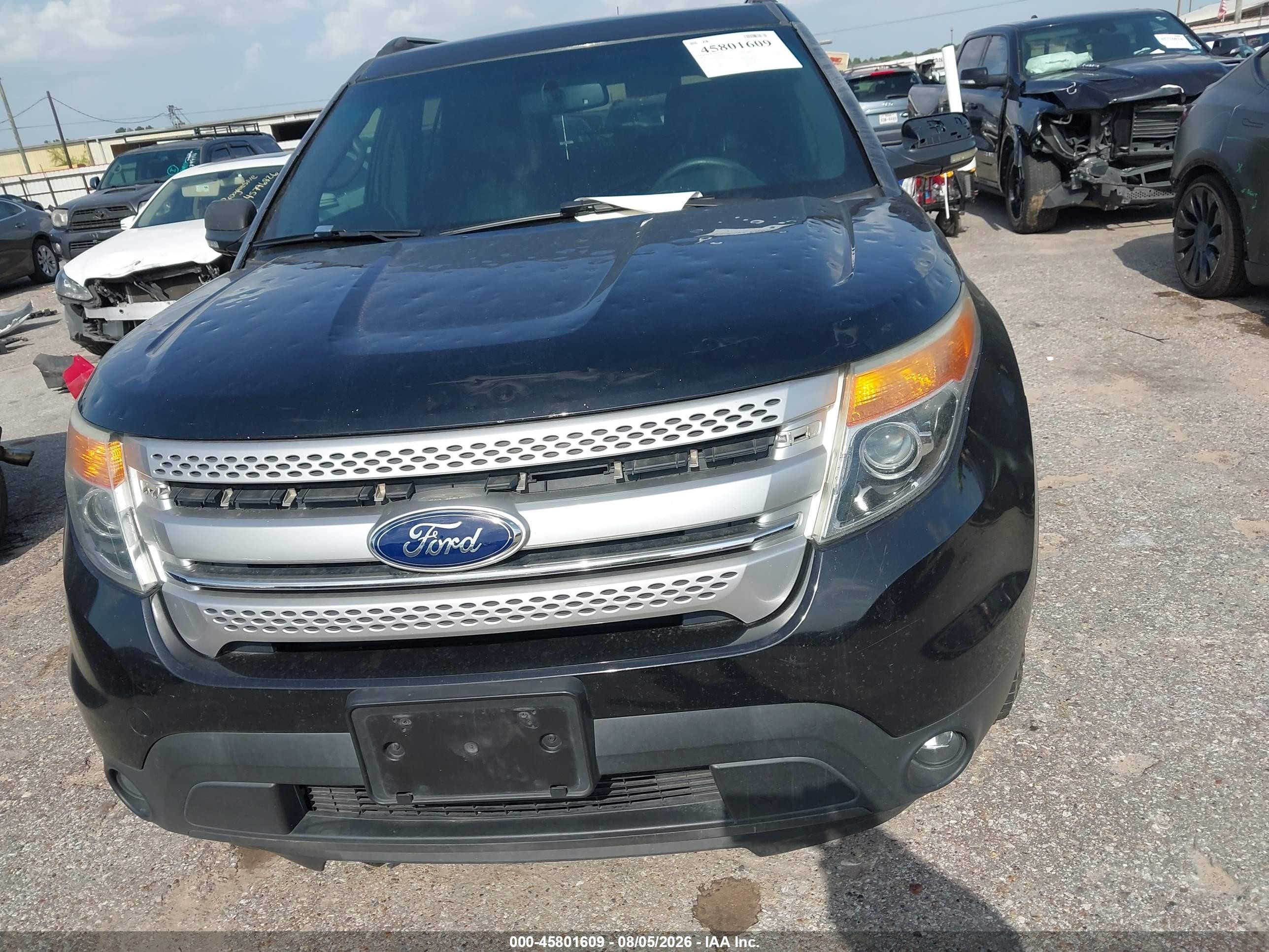 2015 Ford Explorer Xlt Black vin: 1FM5K7D97FGC63230