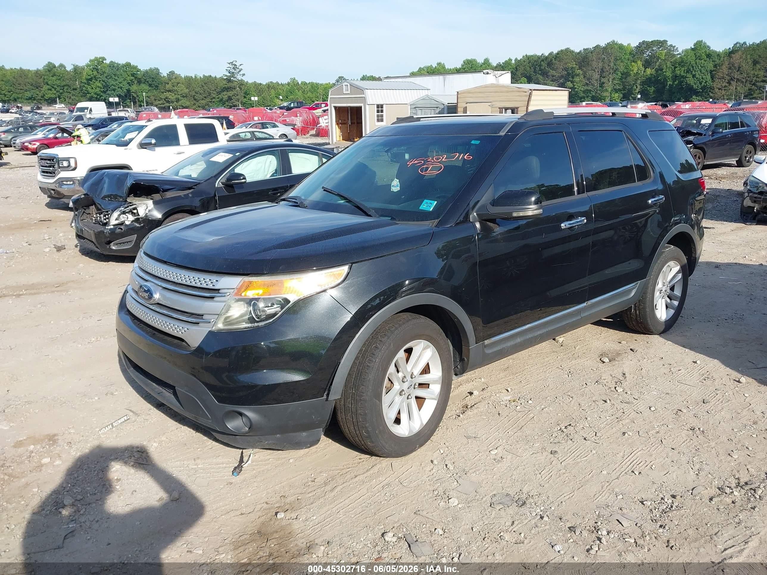 2013 Ford Explorer Xlt Black vin: 1FM5K7D98DGA44161