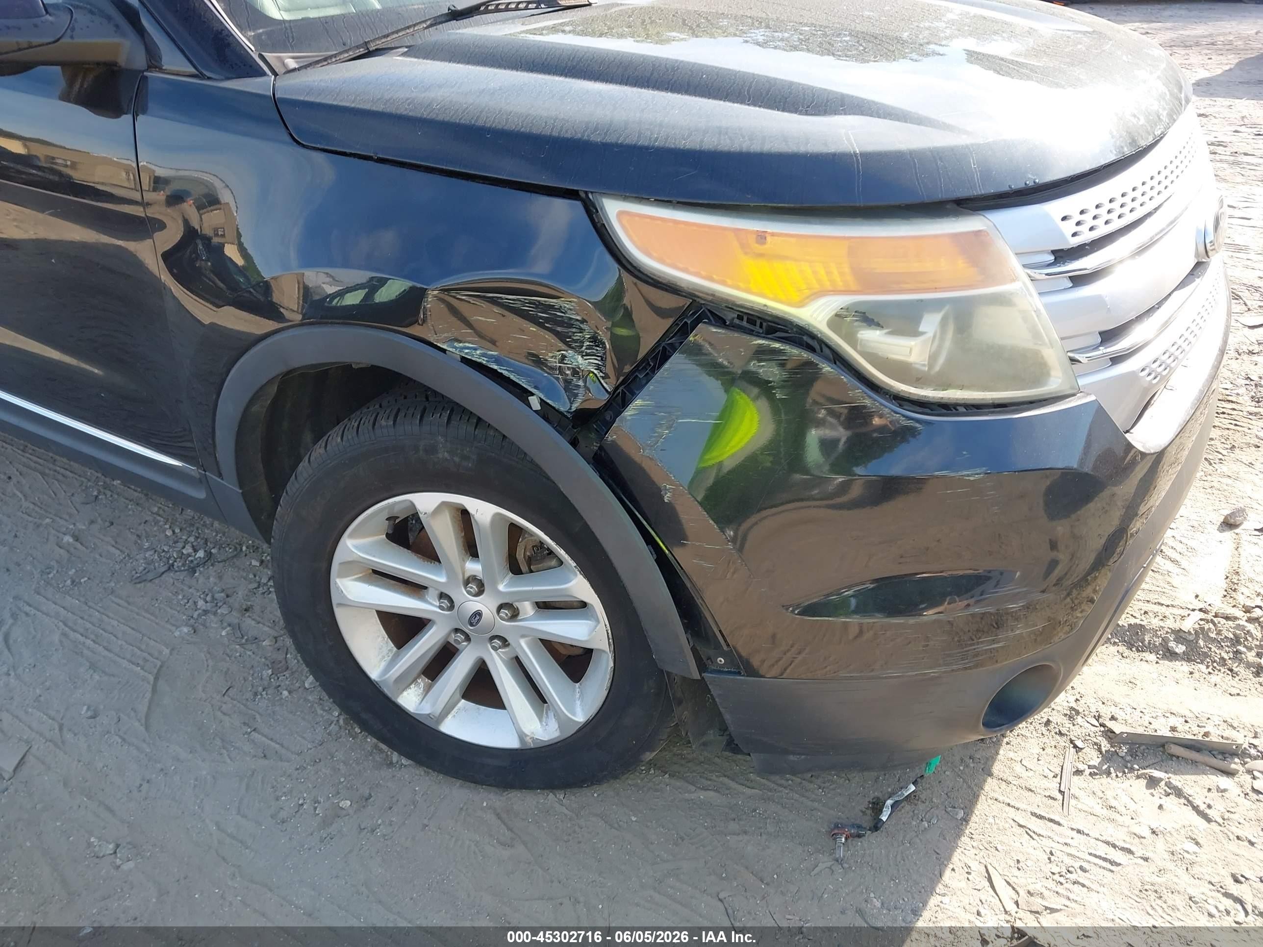 2013 Ford Explorer Xlt Black vin: 1FM5K7D98DGA44161
