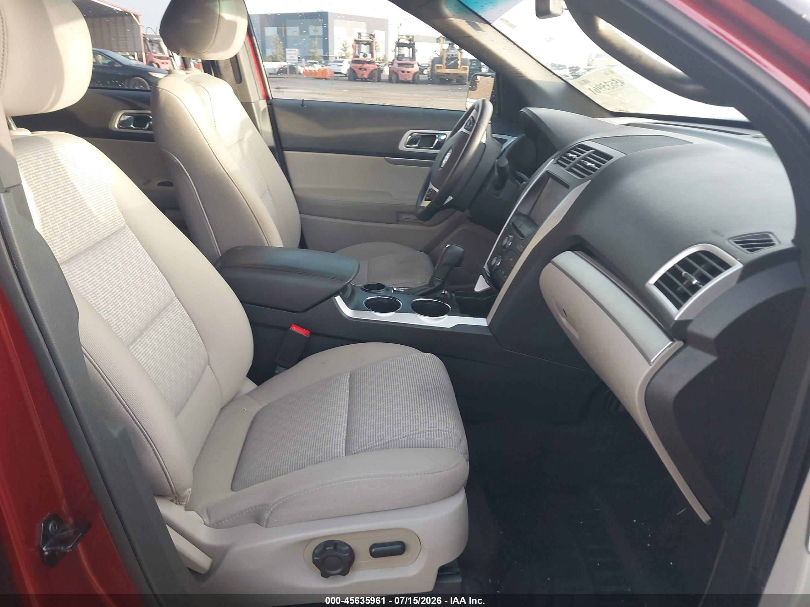 2014 Ford Explorer Xlt Red vin: 1FM5K7D99EGA29265