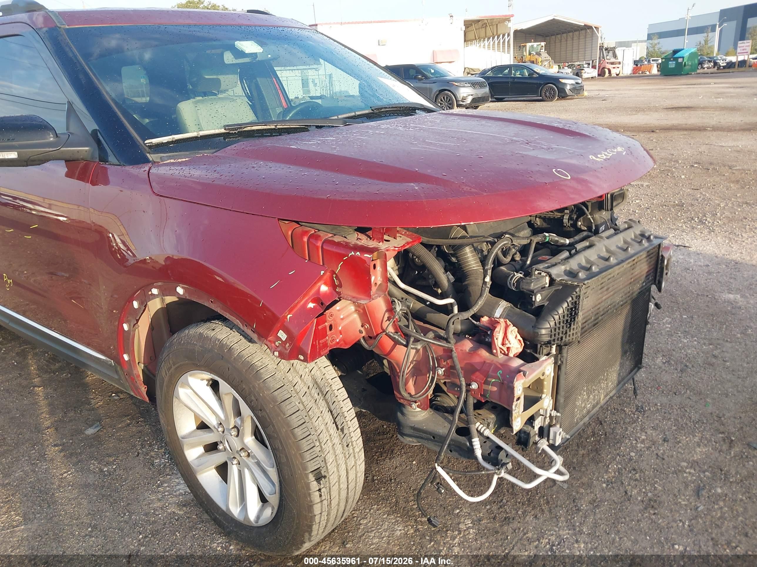 2014 Ford Explorer Xlt Red vin: 1FM5K7D99EGA29265