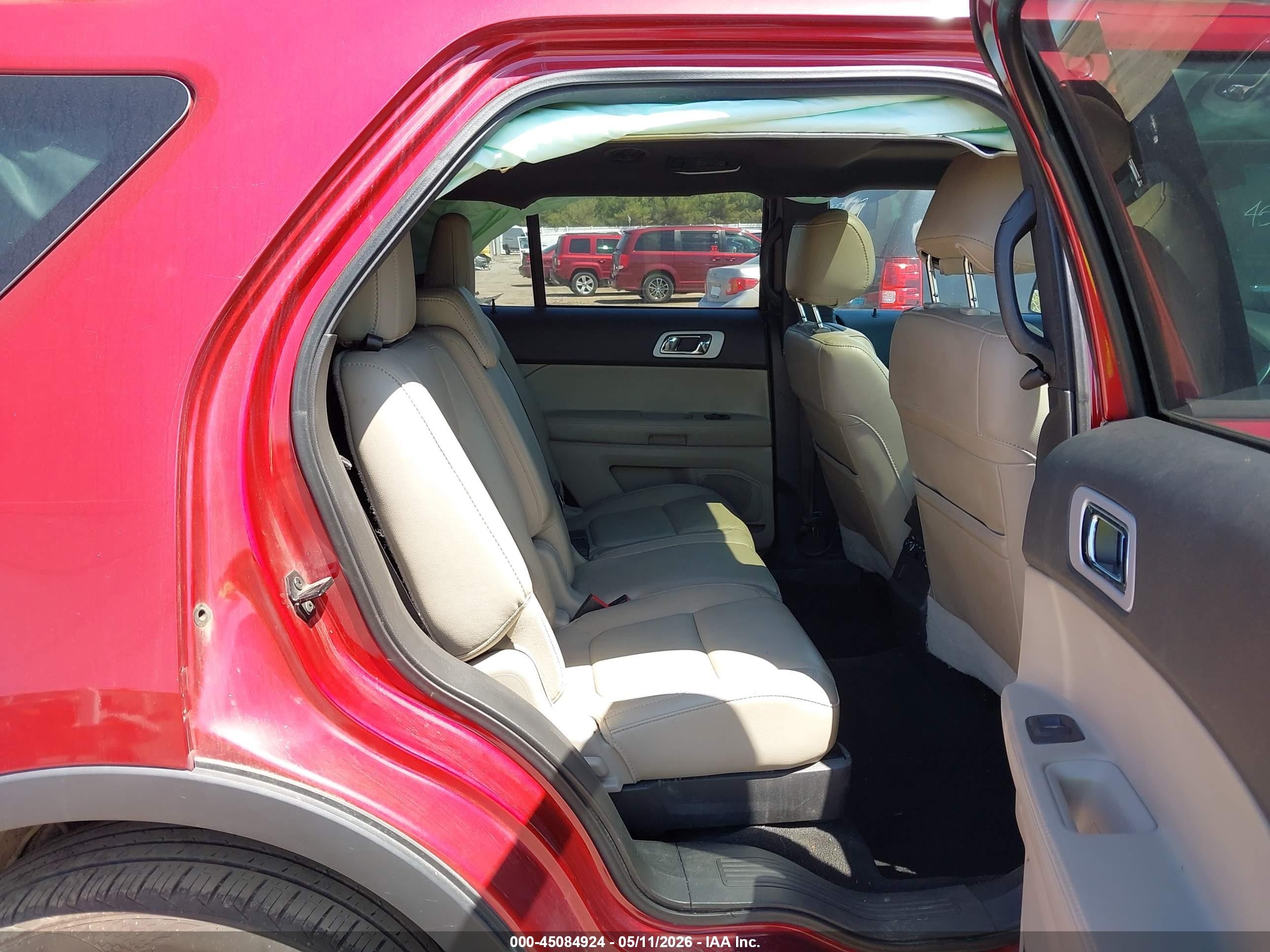 2014 Ford Explorer Xlt Red vin: 1FM5K7D99EGA56353