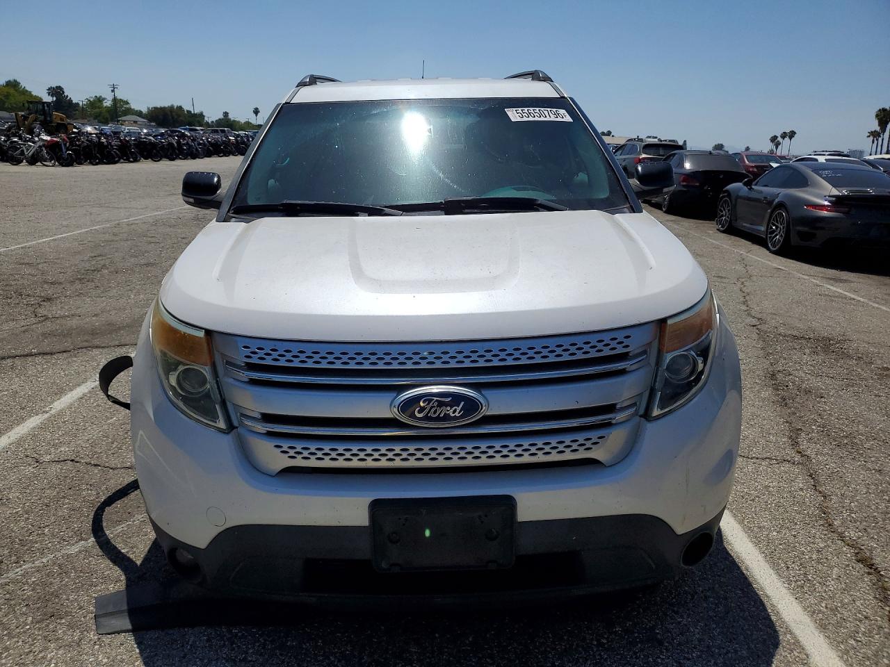 2013 Ford Explorer Xlt White vin: 1FM5K7D9XDGC61632