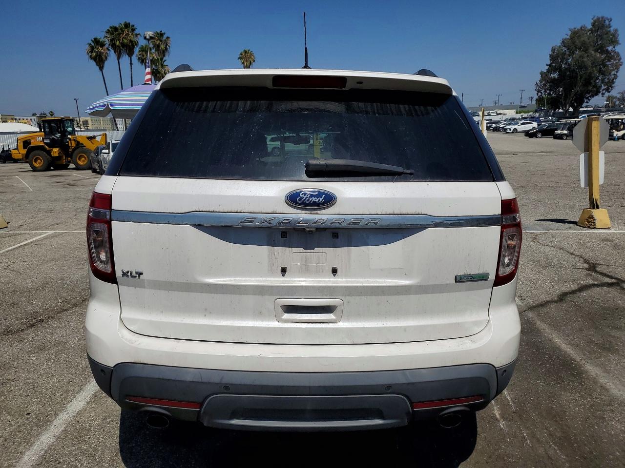 2013 Ford Explorer Xlt White vin: 1FM5K7D9XDGC61632