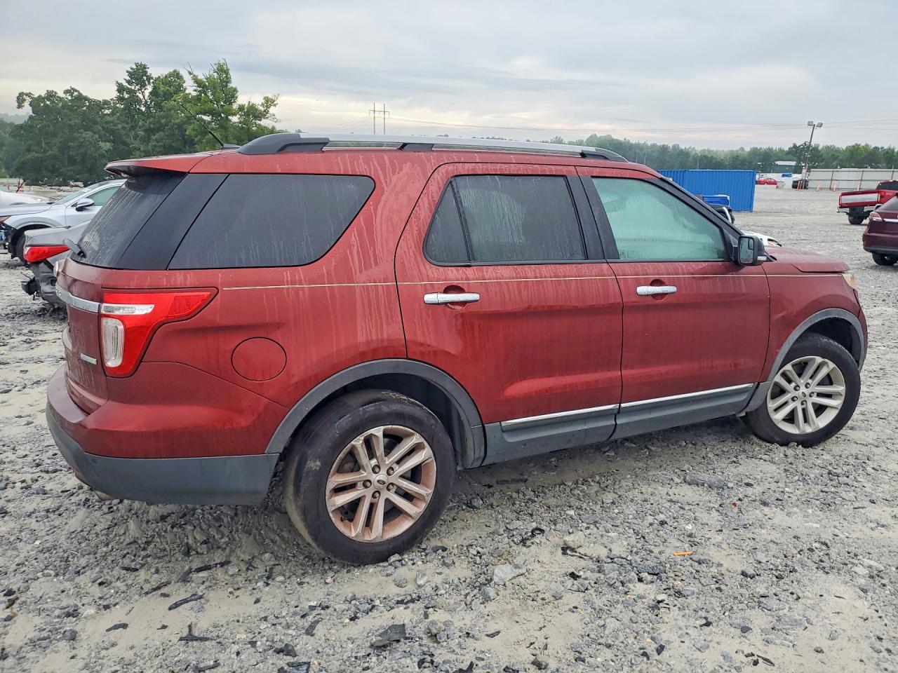 2014 Ford Explorer Xlt Orange vin: 1FM5K7D9XEGA65613
