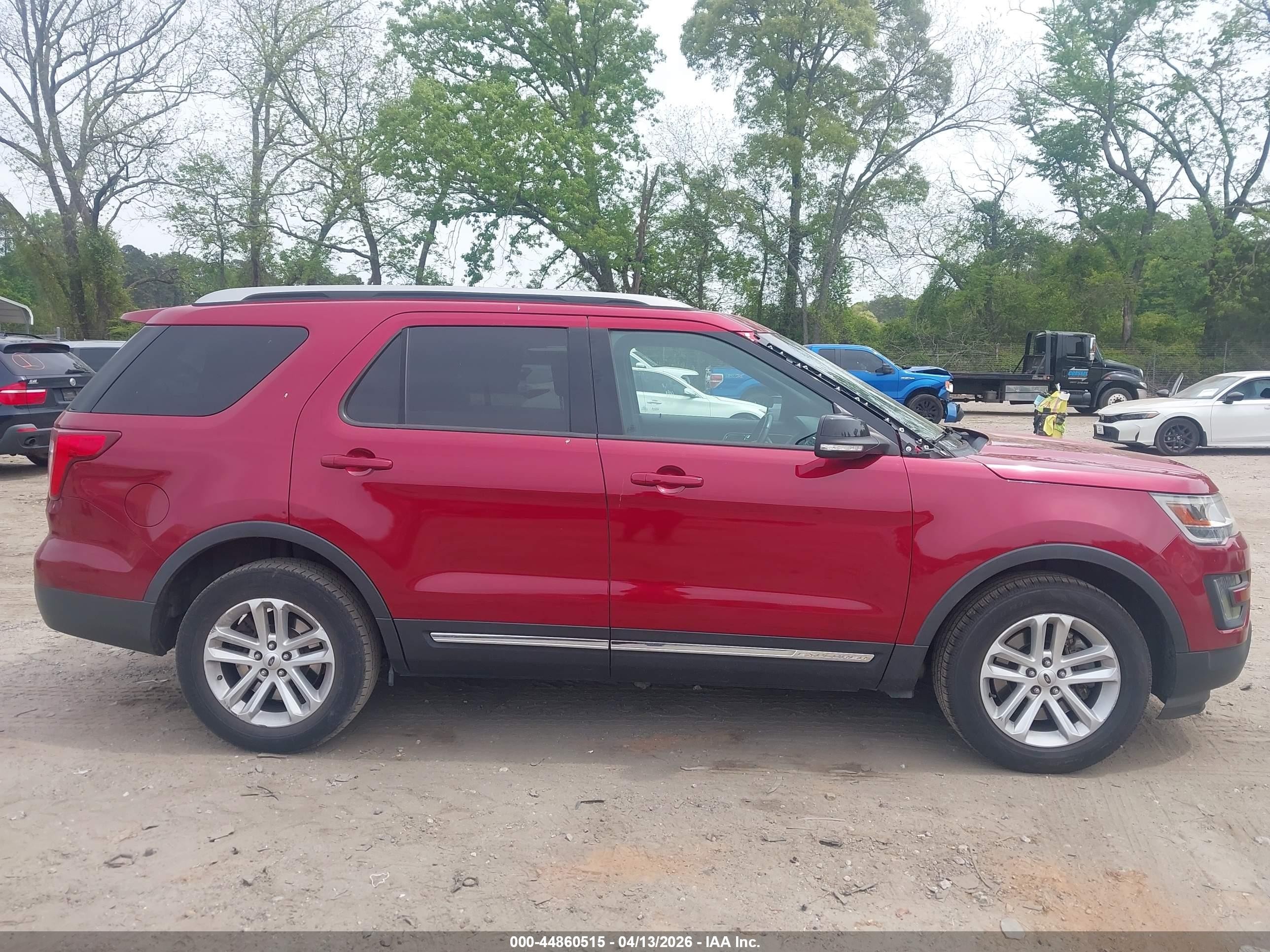 2016 Ford Explorer Xlt Красный vin: 1FM5K7DH1GGA83878