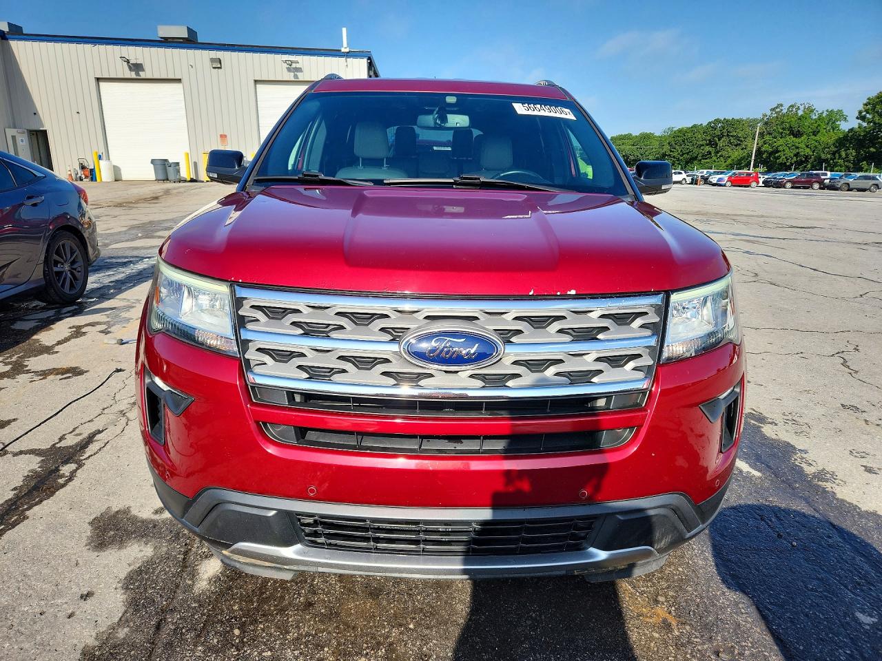 2018 Ford Explorer Xlt Burgundy vin: 1FM5K7DH2JGA87073