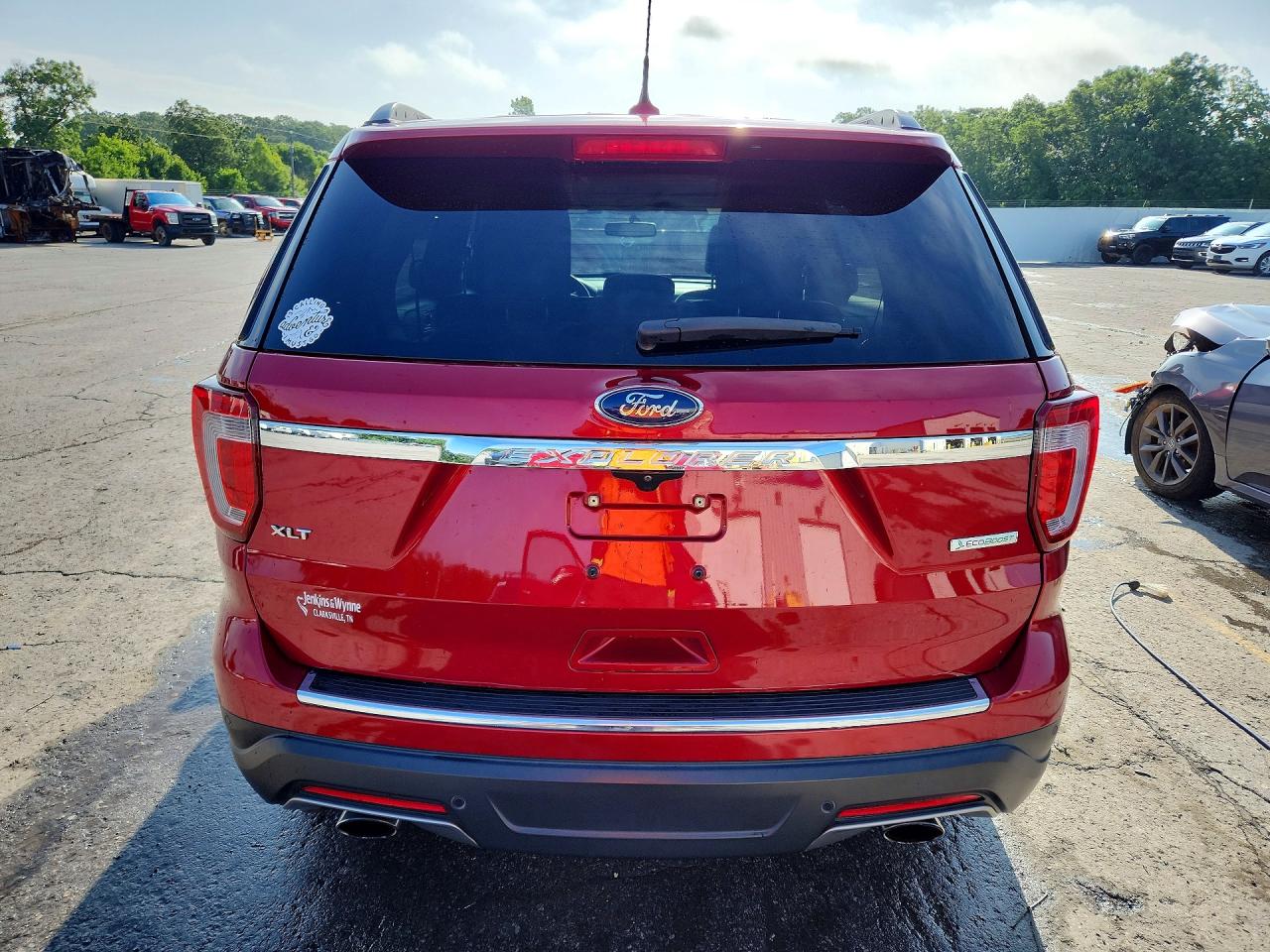 2018 Ford Explorer Xlt Burgundy vin: 1FM5K7DH2JGA87073