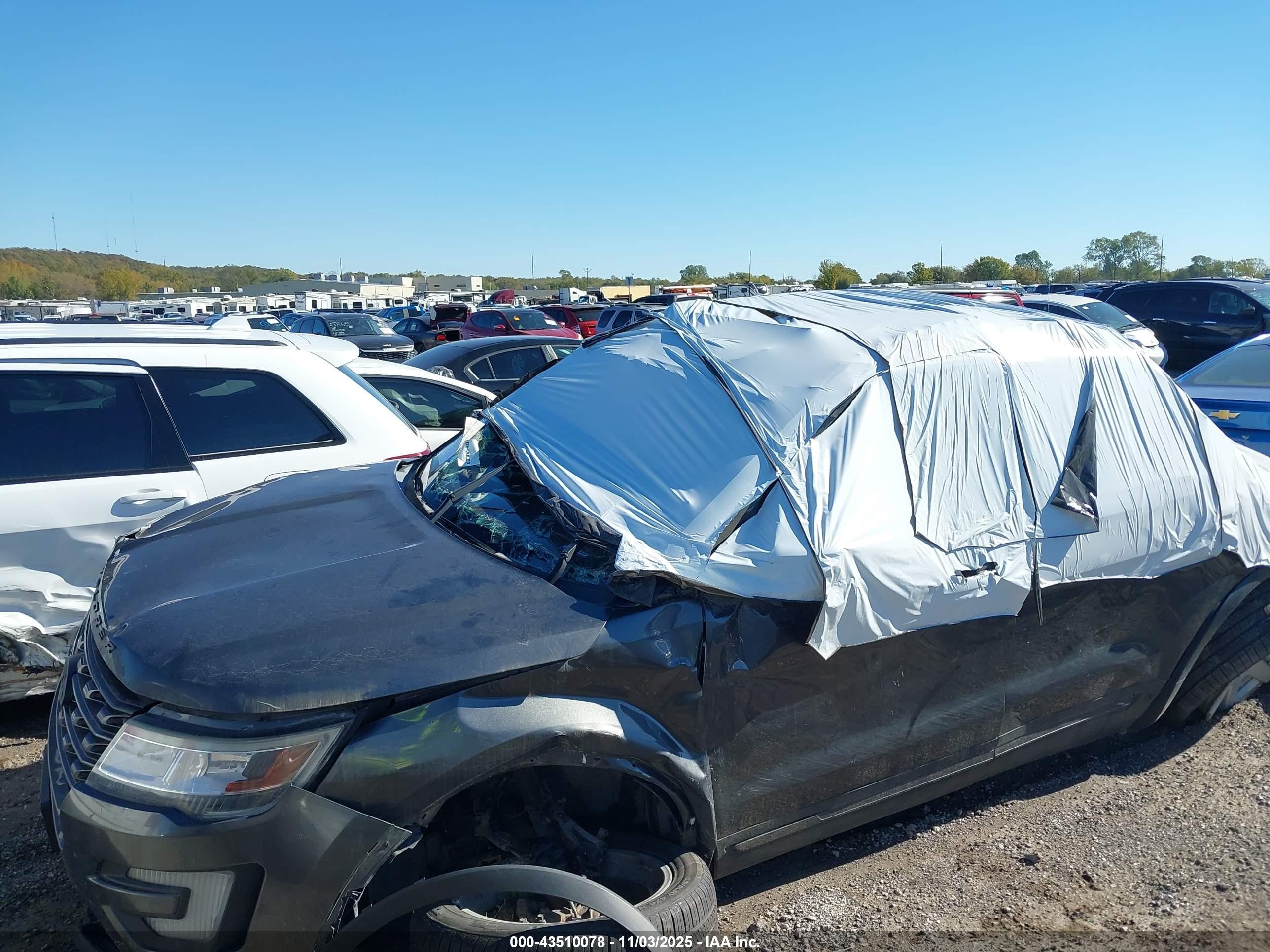 2017 Ford Explorer Xlt Серый vin: 1FM5K7DH7HGC46521