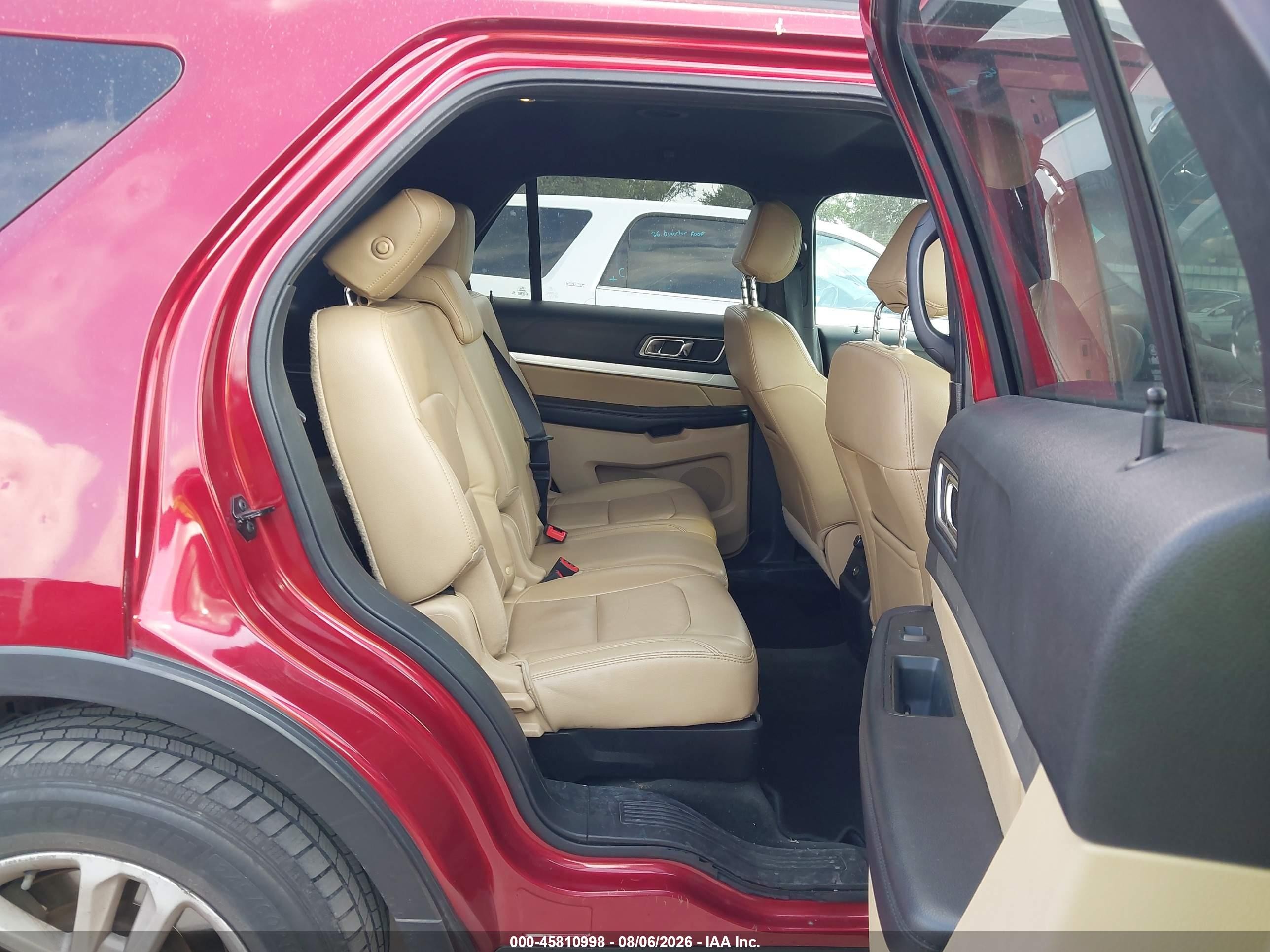 2016 Ford Explorer Xlt Красный vin: 1FM5K7DH8GGC40452