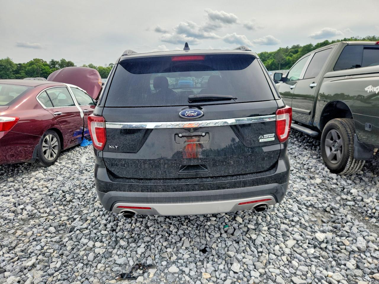 2017 Ford Explorer Xlt Black vin: 1FM5K7DH8HGB05201