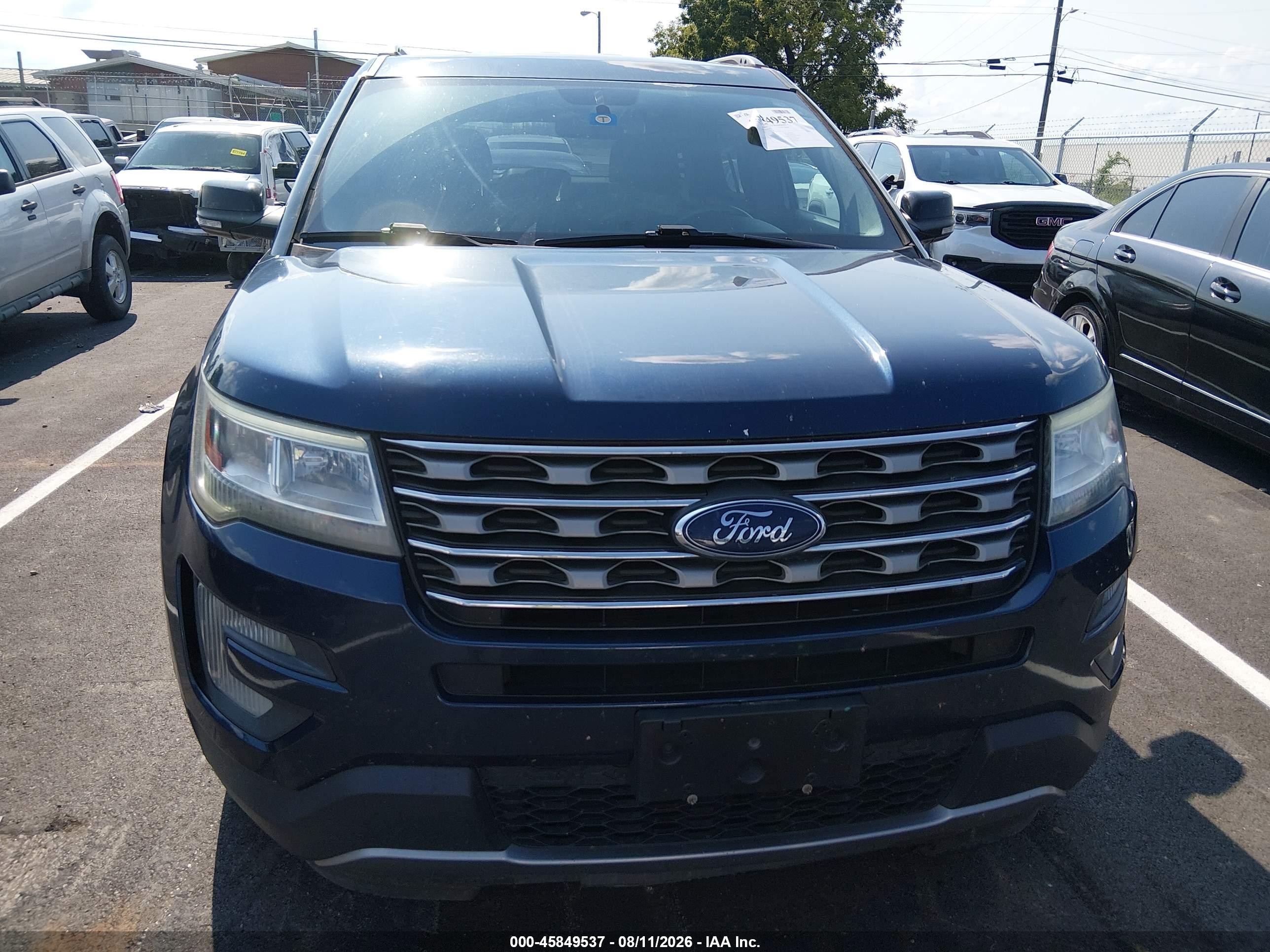 2017 Ford Explorer Xlt Синий vin: 1FM5K7DH9HGC54037