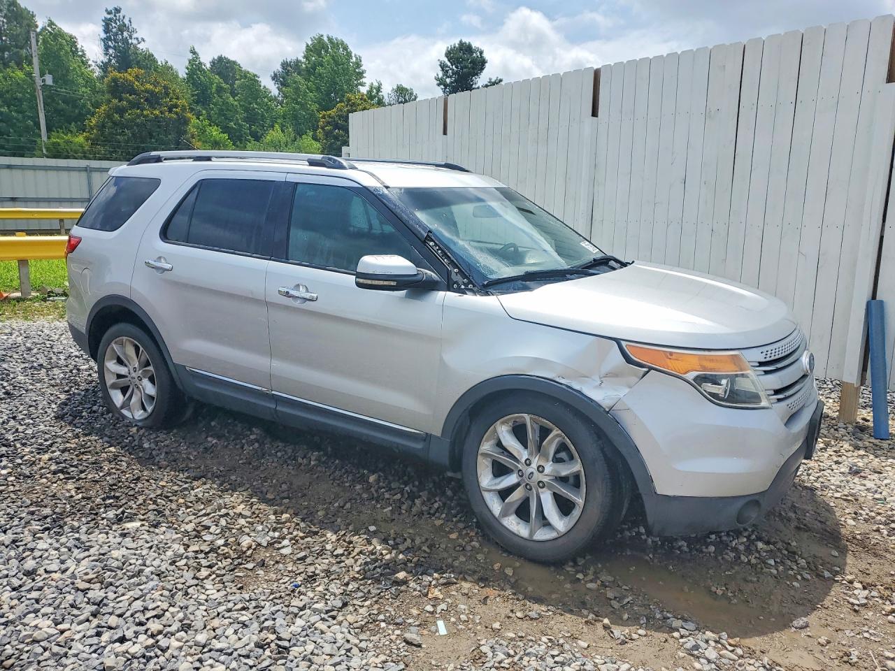 2013 Ford Explorer Limited Silver vin: 1FM5K7F80DGA11966