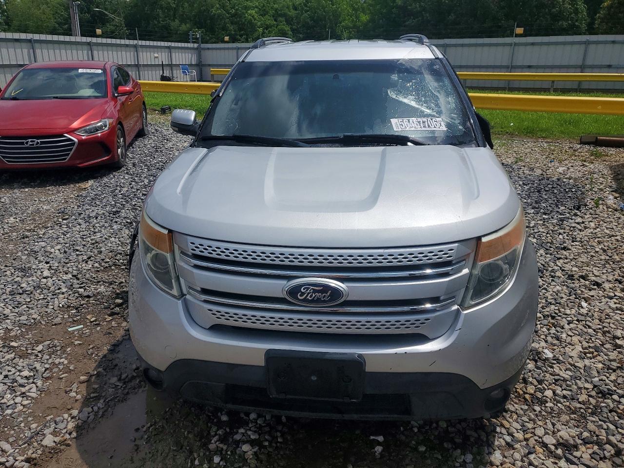 2013 Ford Explorer Limited Silver vin: 1FM5K7F80DGA11966