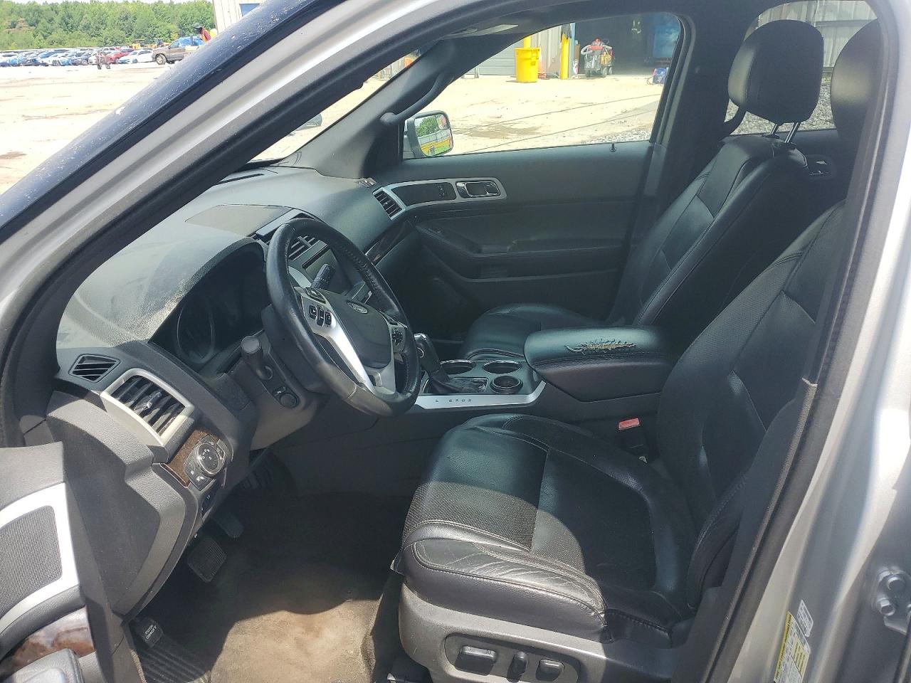 2013 Ford Explorer Limited Silver vin: 1FM5K7F80DGA11966