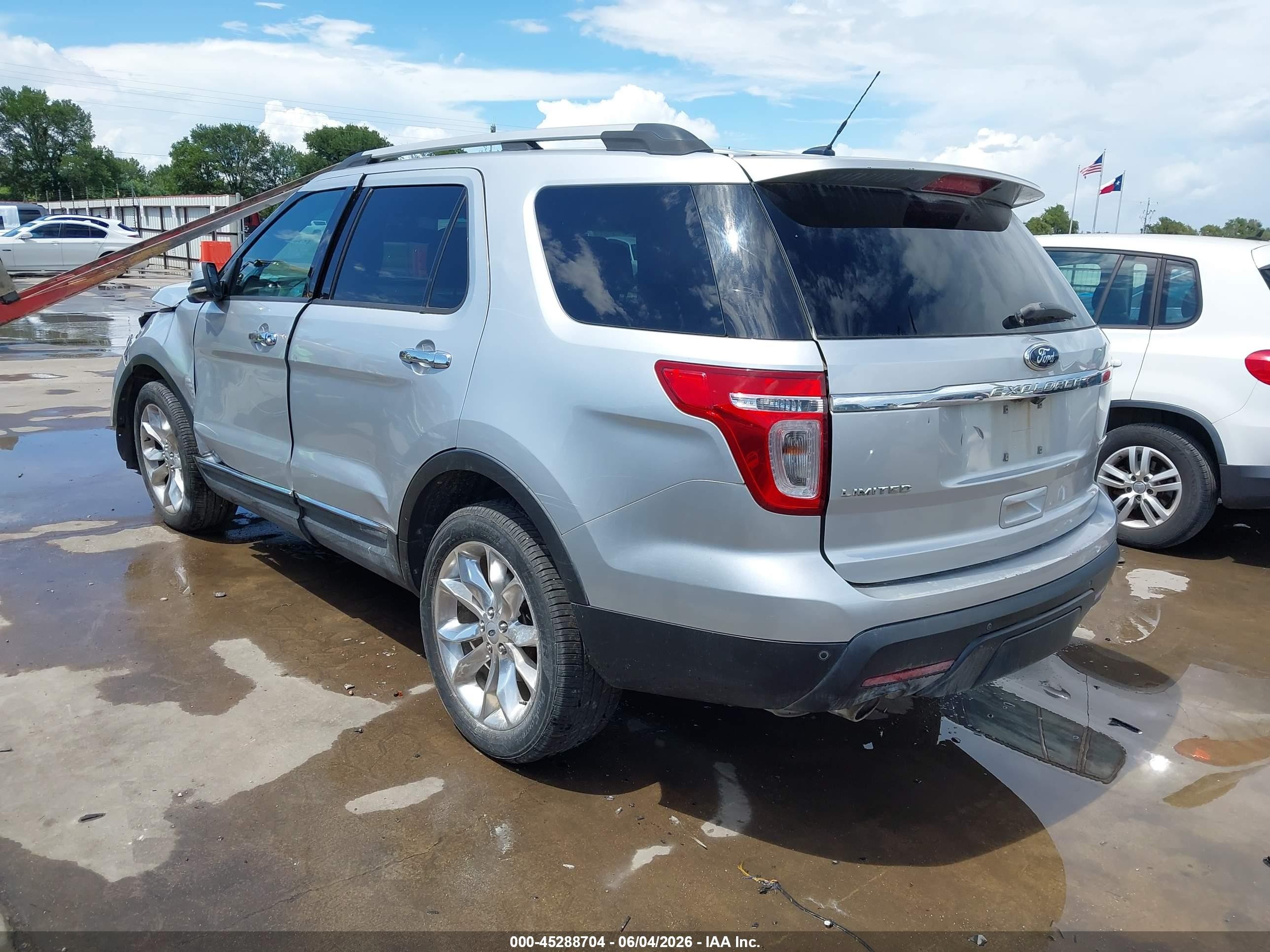 2013 Ford Explorer Limited Серебряный vin: 1FM5K7F80DGA41100