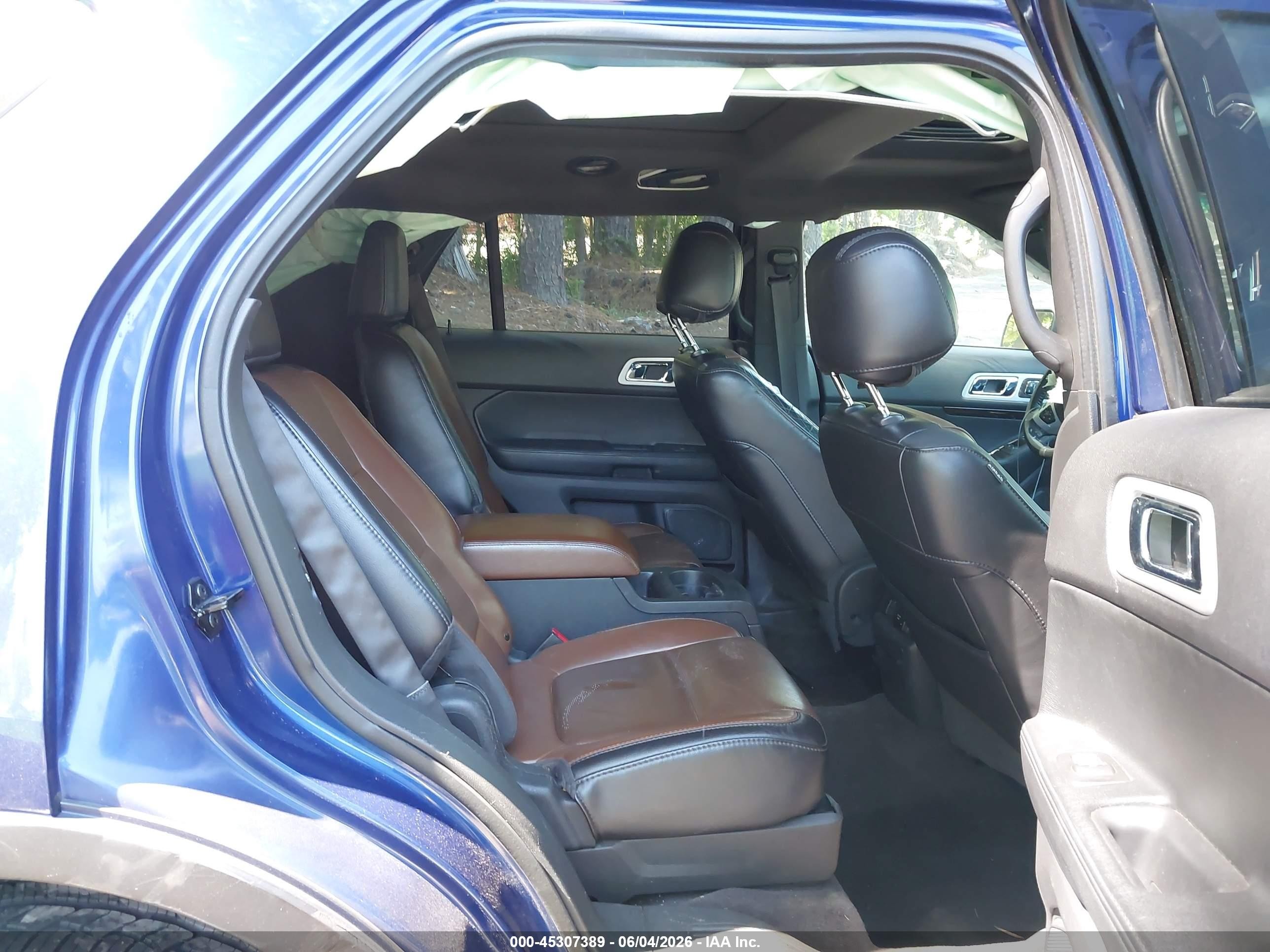 2013 Ford Explorer Limited Blue vin: 1FM5K7F80DGA65770
