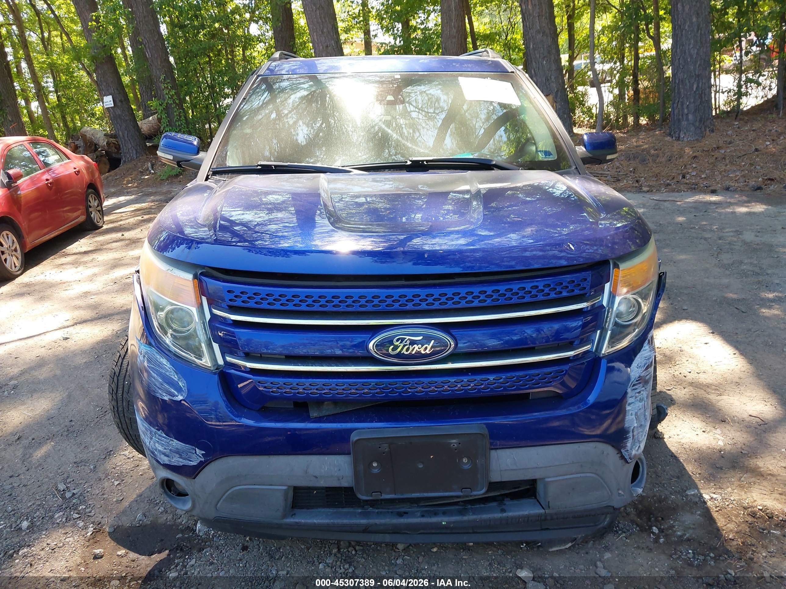 2013 Ford Explorer Limited Blue vin: 1FM5K7F80DGA65770