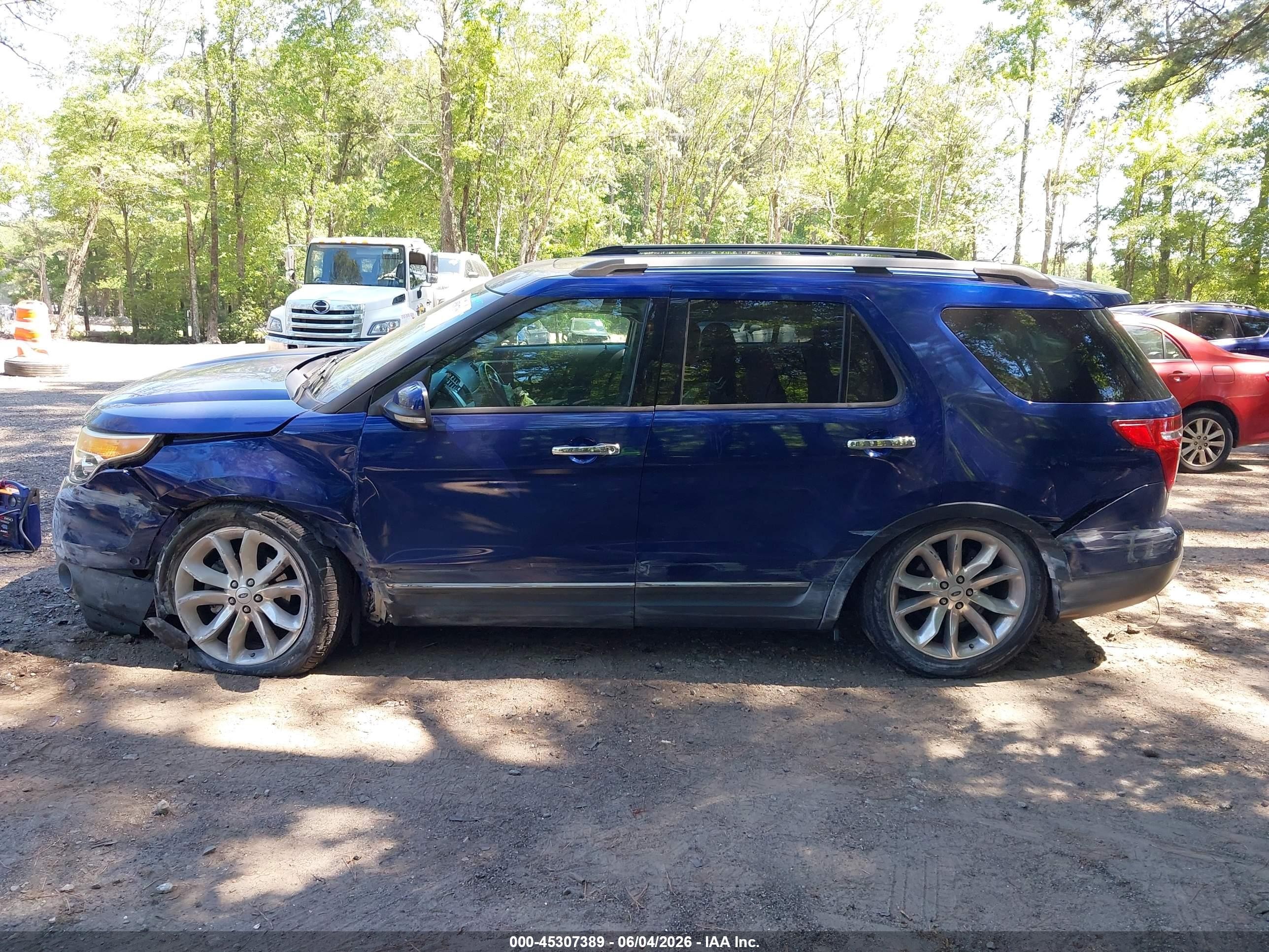 2013 Ford Explorer Limited Blue vin: 1FM5K7F80DGA65770