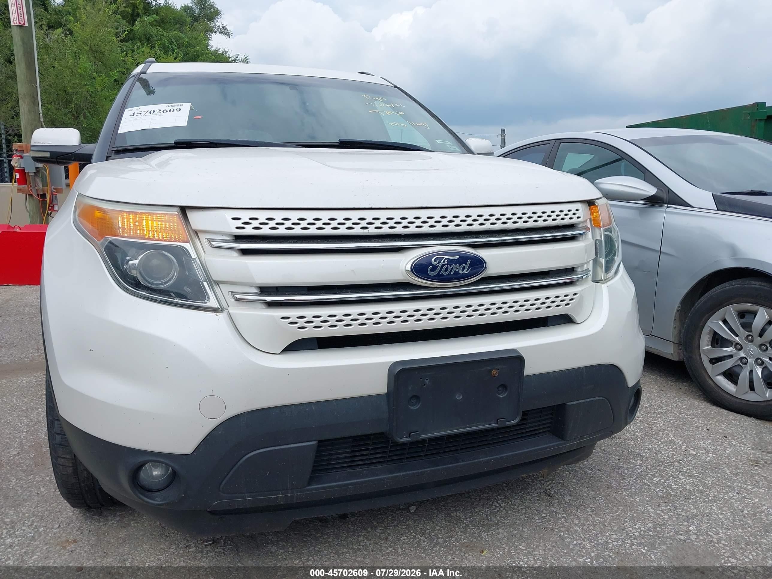 2013 Ford Explorer Limited White vin: 1FM5K7F80DGA82987