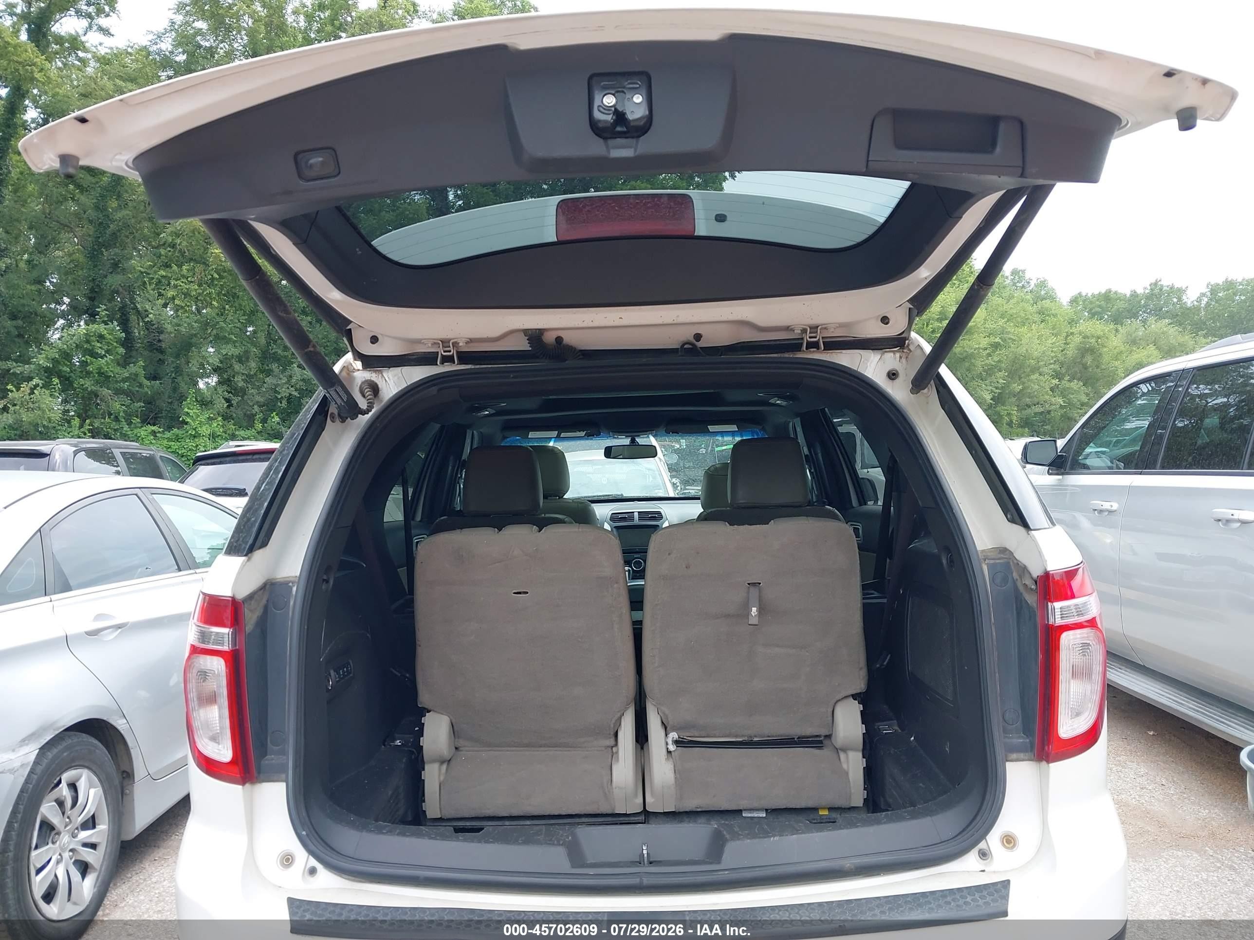 2013 Ford Explorer Limited White vin: 1FM5K7F80DGA82987
