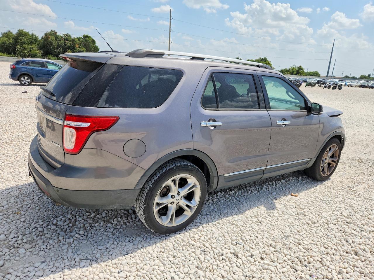 2013 Ford Explorer Limited Gray vin: 1FM5K7F80DGB98934