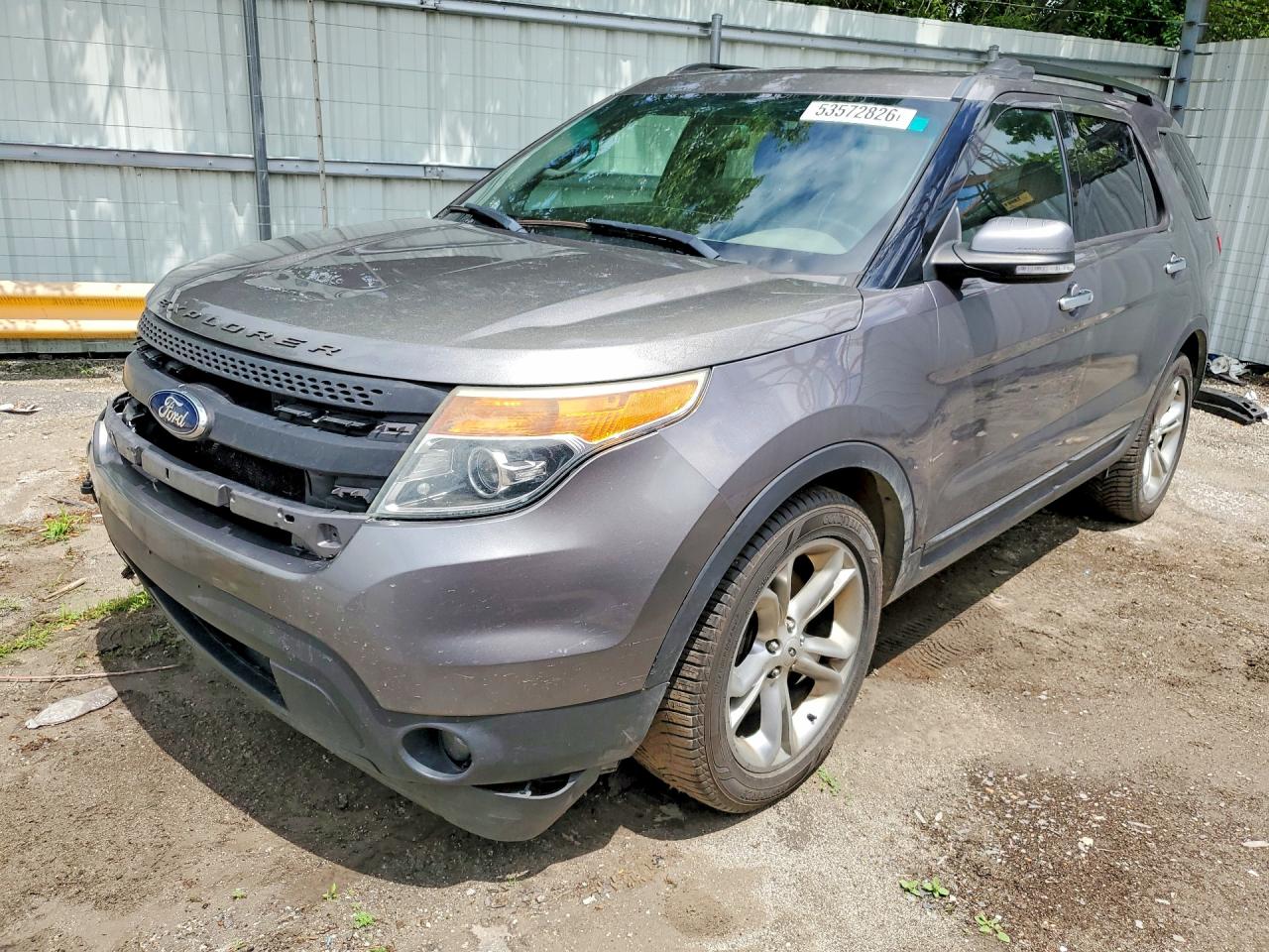 2013 Ford Explorer Limited Charcoal vin: 1FM5K7F80DGC07163
