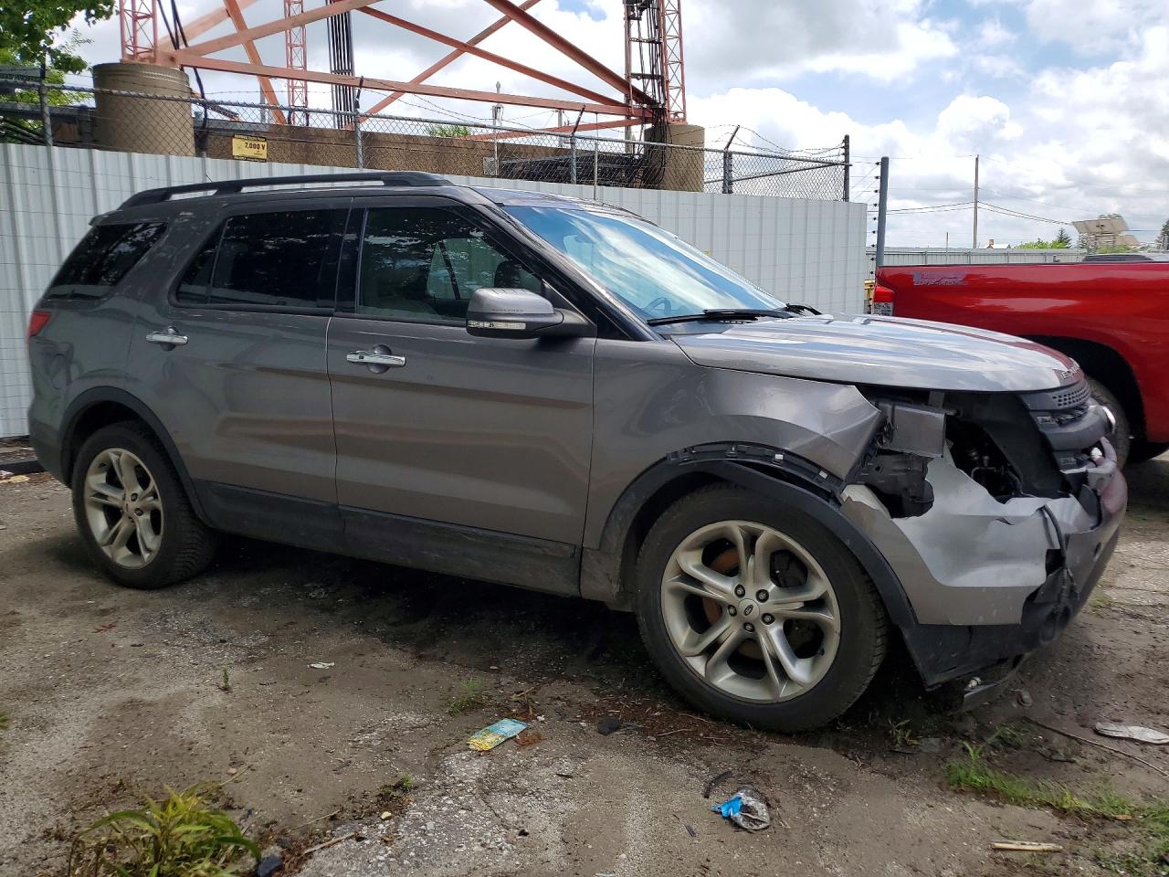 2013 Ford Explorer Limited Charcoal vin: 1FM5K7F80DGC07163