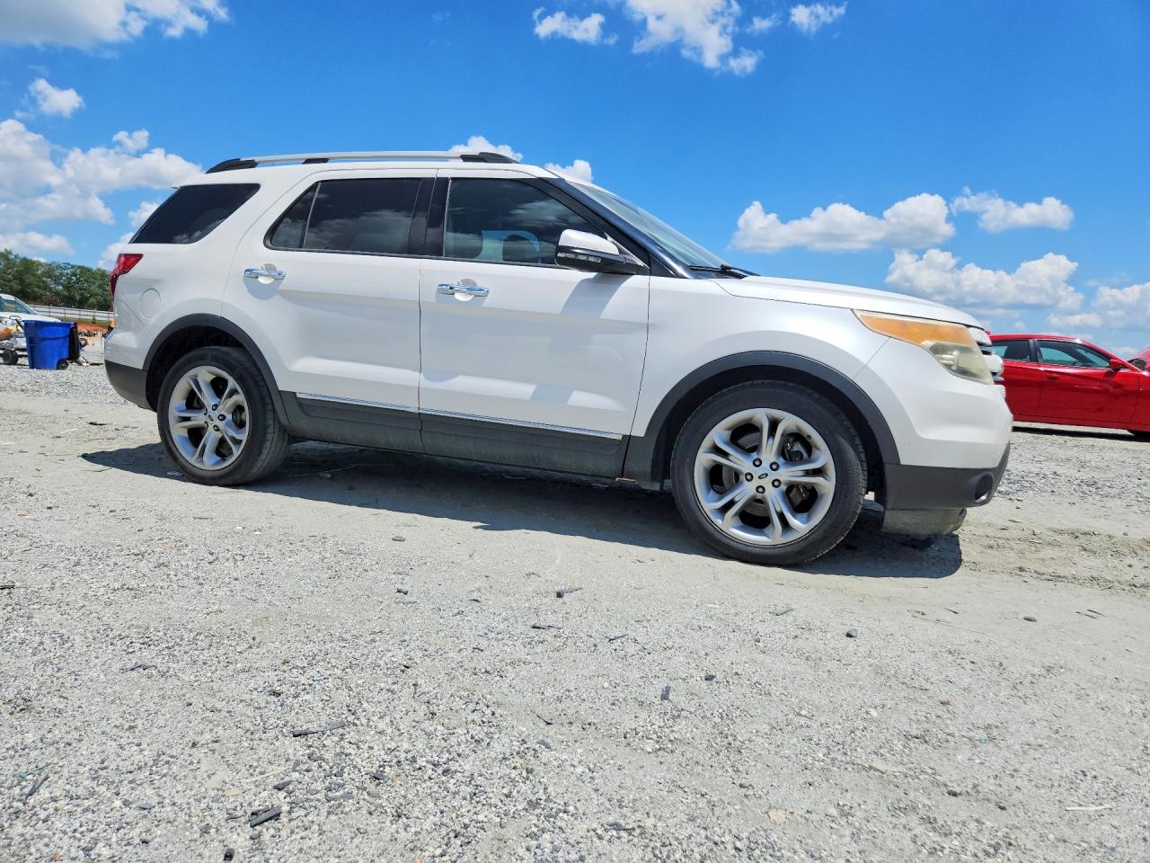 2013 Ford Explorer Limited Белый vin: 1FM5K7F80DGC11357