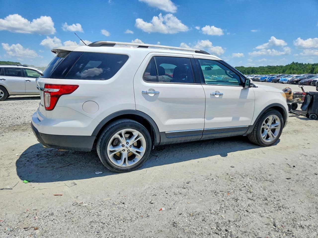 2013 Ford Explorer Limited Белый vin: 1FM5K7F80DGC11357