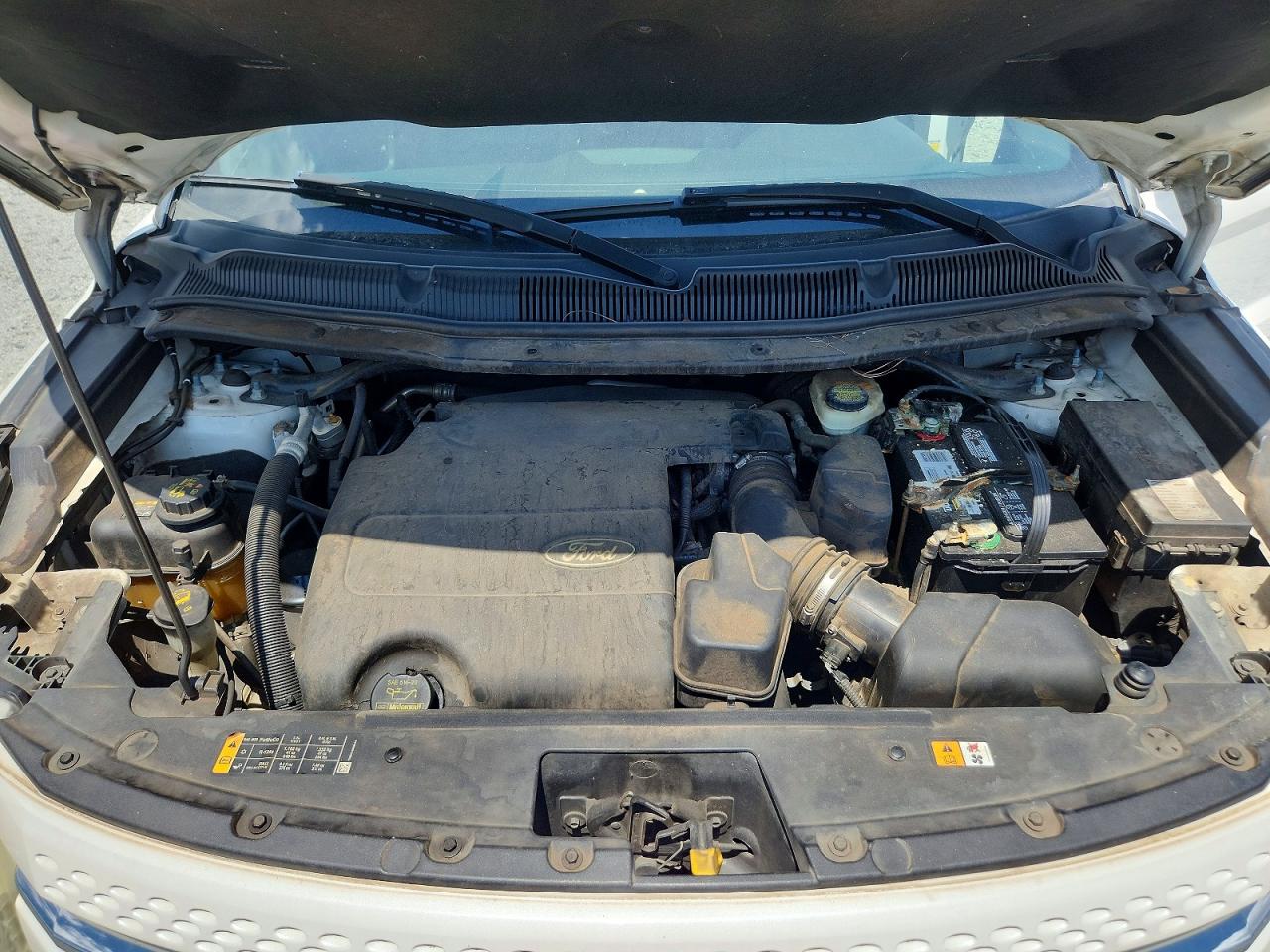 2013 Ford Explorer Limited Белый vin: 1FM5K7F80DGC11357