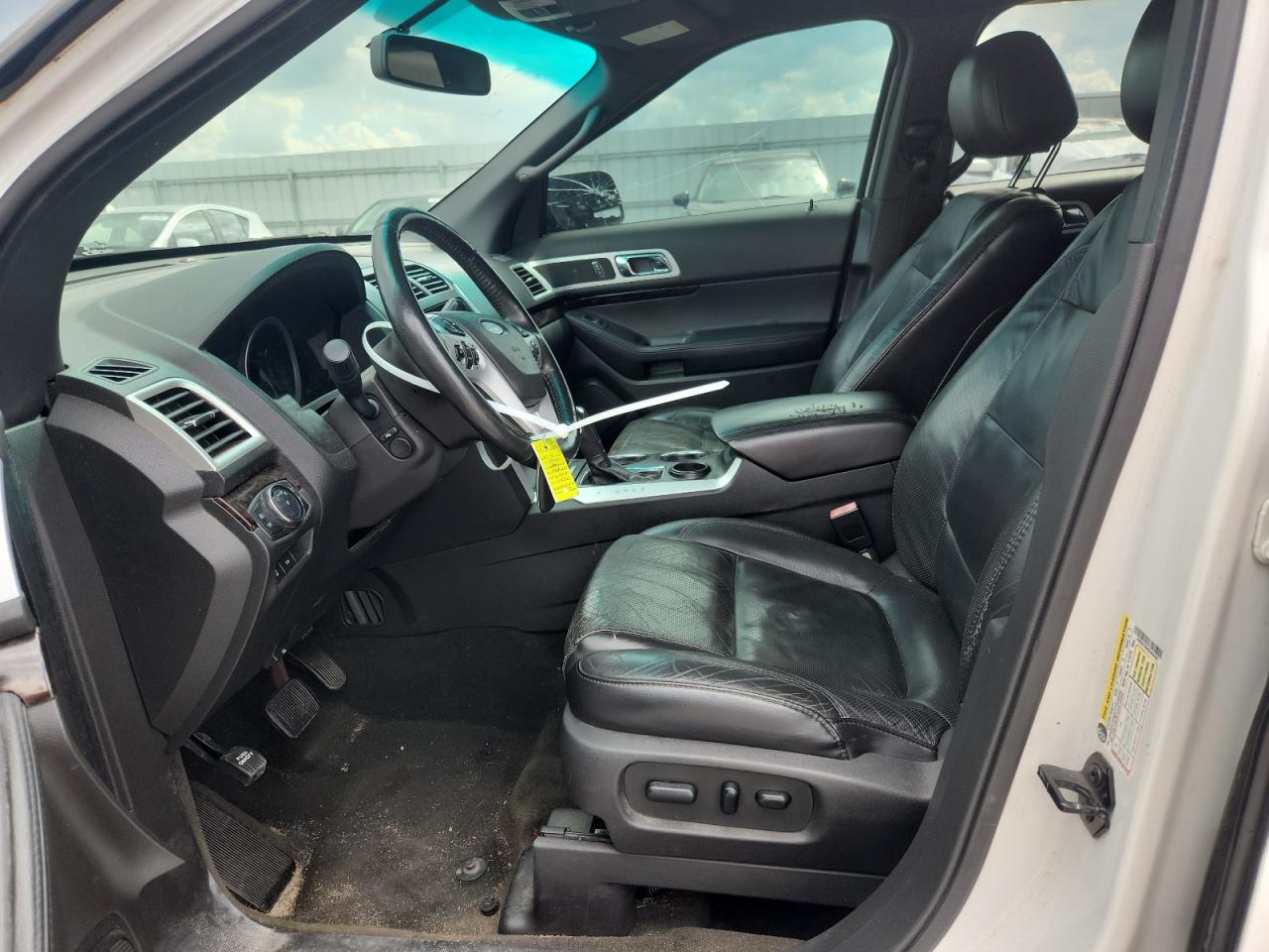 2014 Ford Explorer Limited White vin: 1FM5K7F80EGA06459