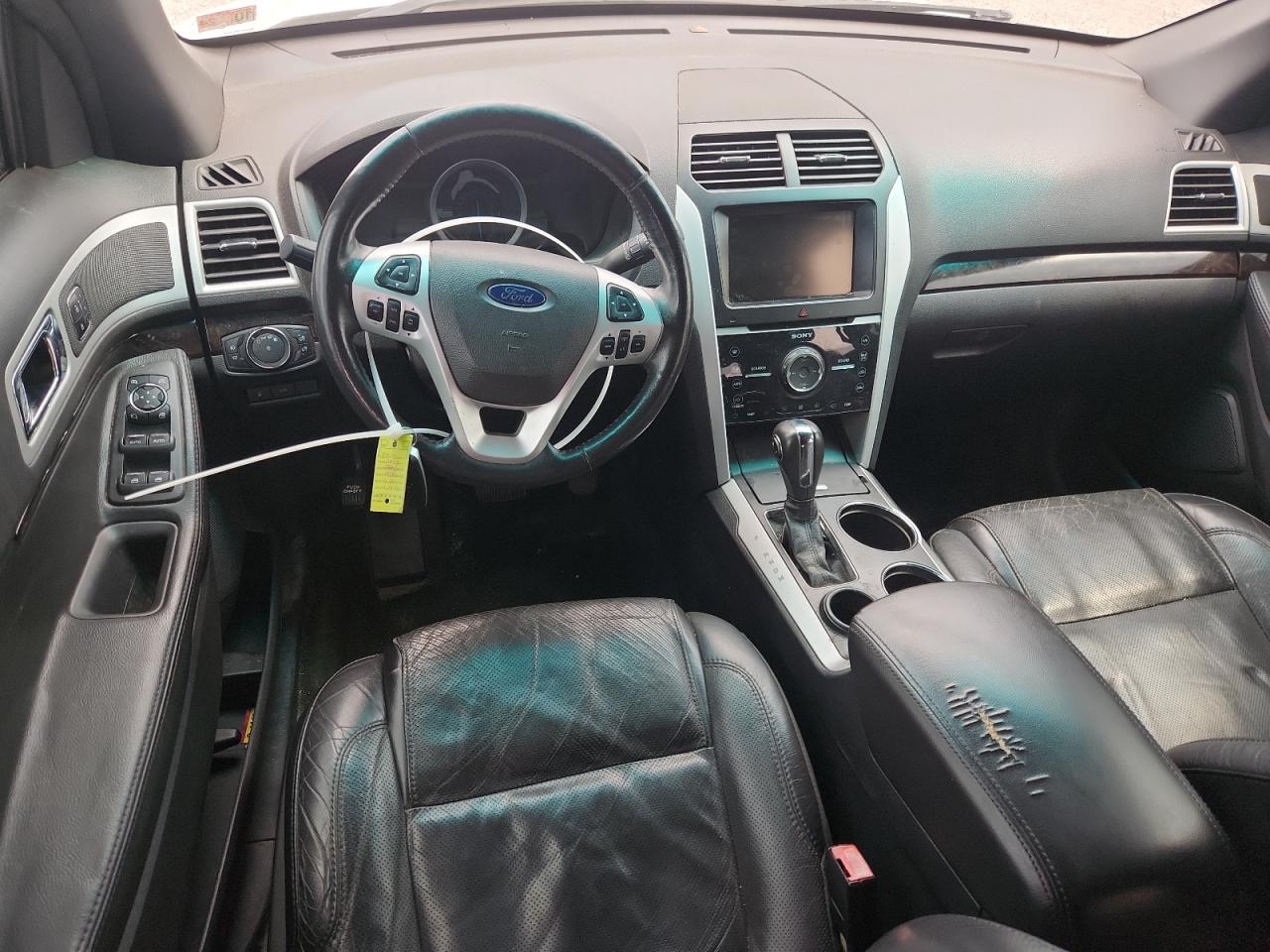 2014 Ford Explorer Limited White vin: 1FM5K7F80EGA06459