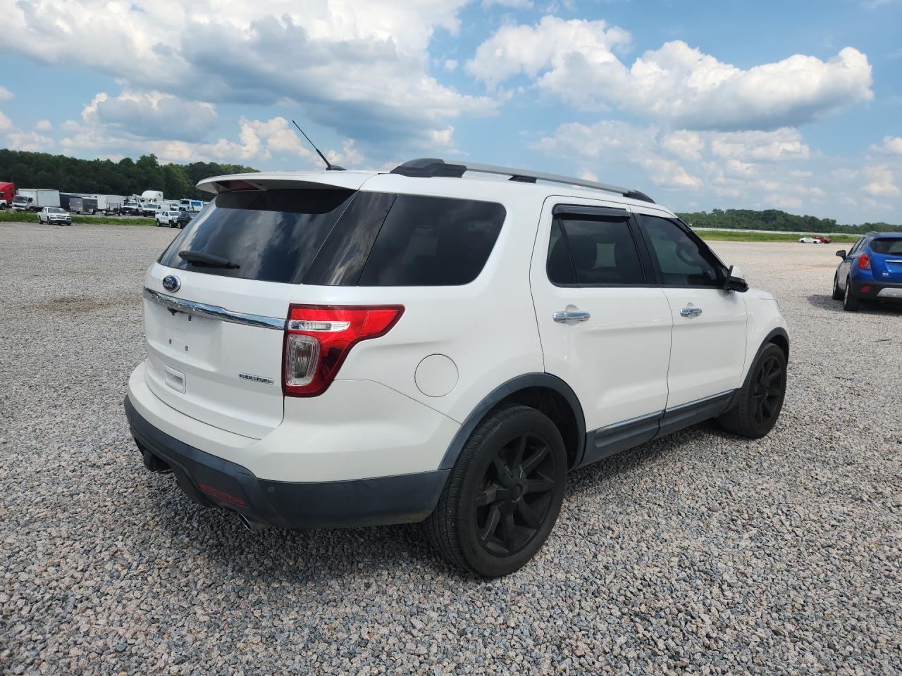 2014 Ford Explorer Limited White vin: 1FM5K7F80EGA06459