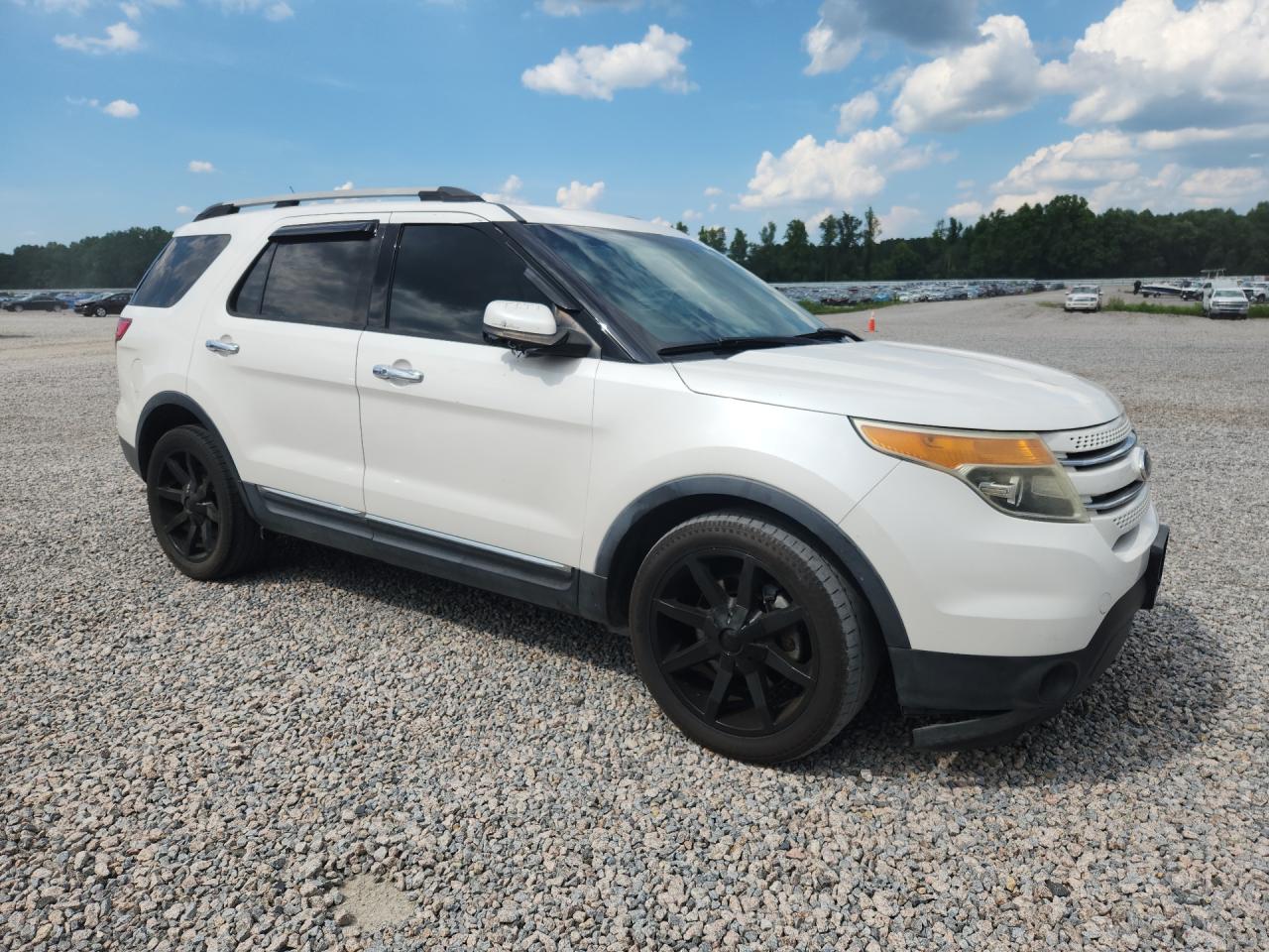 2014 Ford Explorer Limited White vin: 1FM5K7F80EGA06459