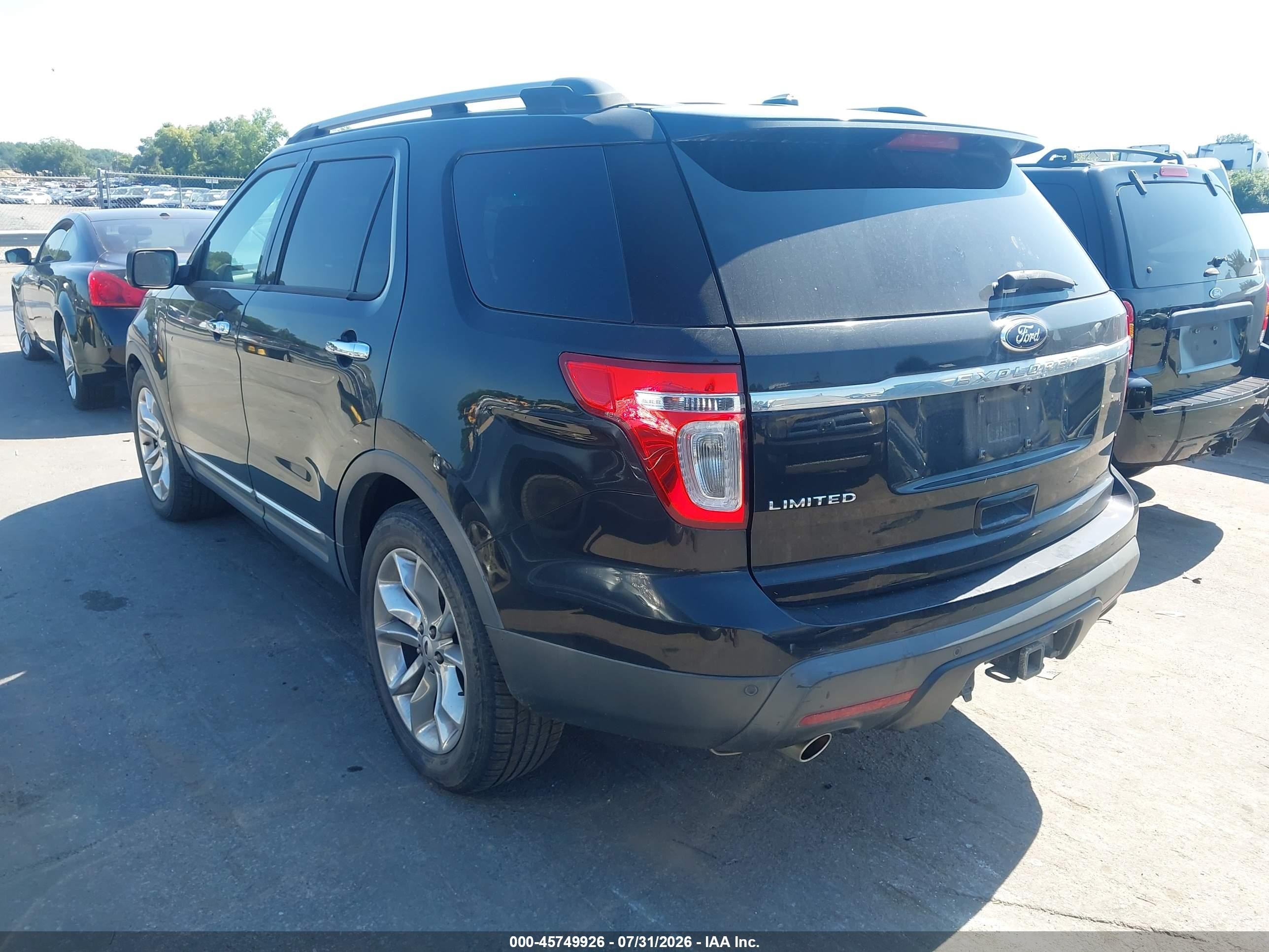 2014 Ford Explorer Limited Черный vin: 1FM5K7F80EGA62420