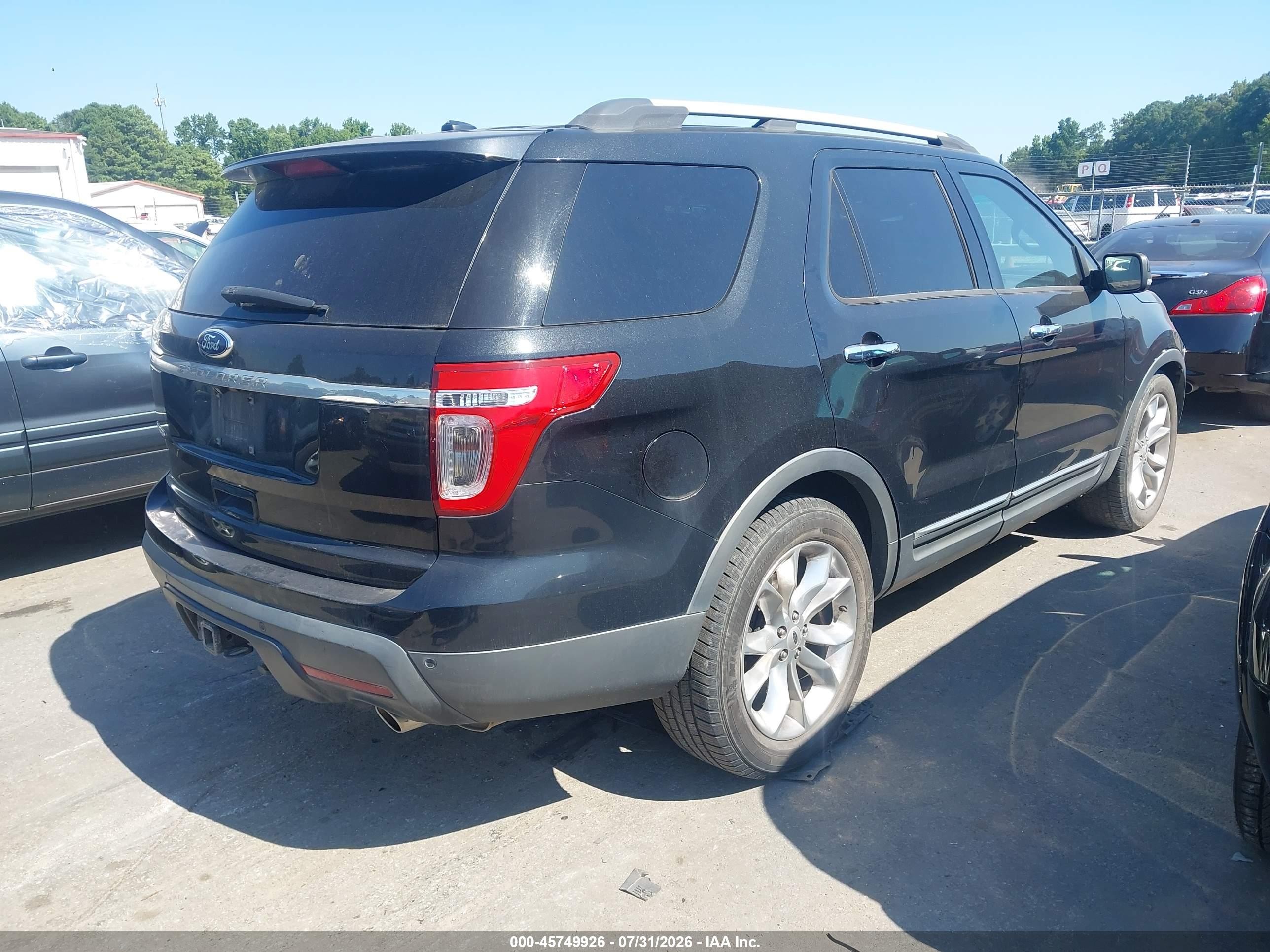 2014 Ford Explorer Limited Черный vin: 1FM5K7F80EGA62420
