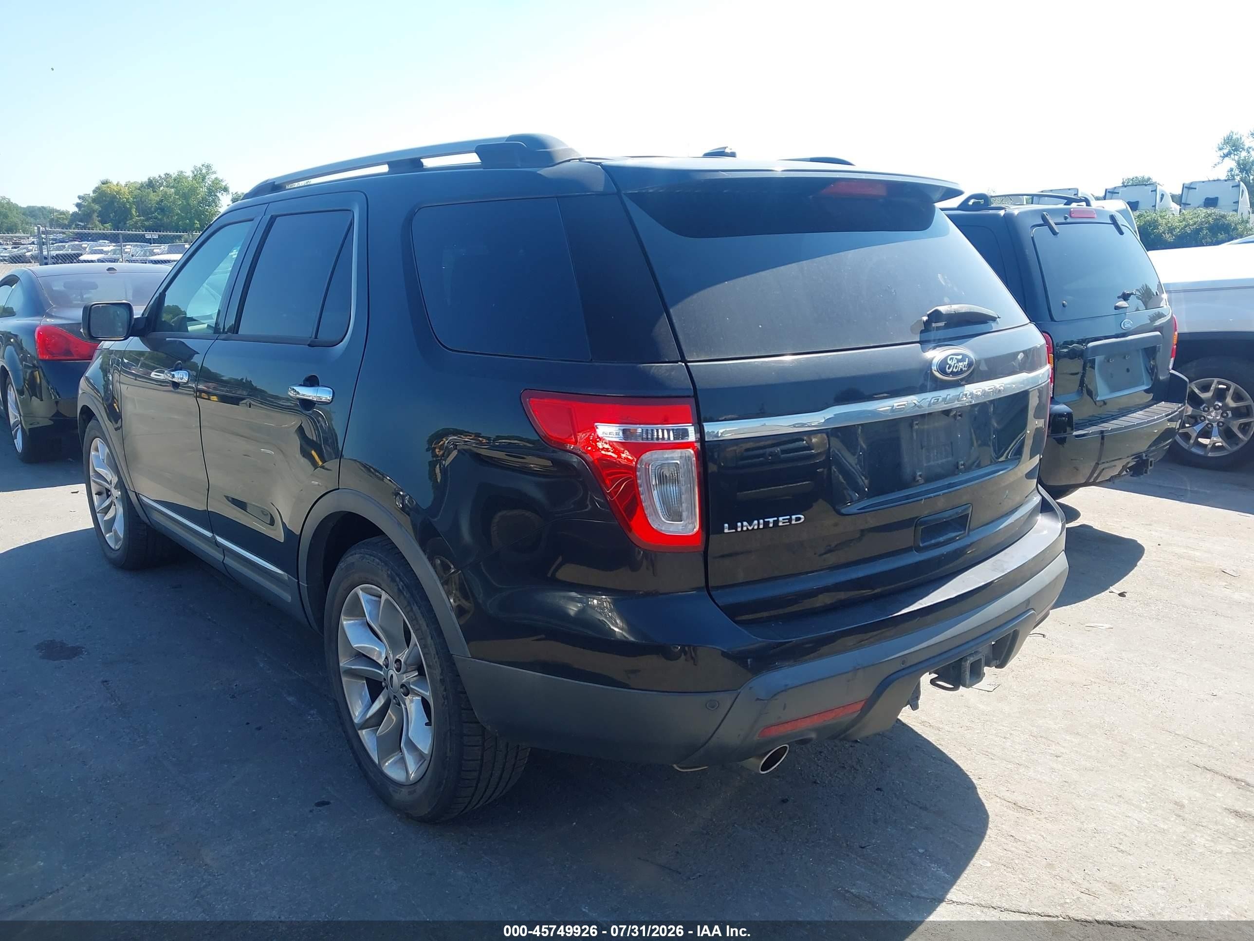 2014 Ford Explorer Limited Черный vin: 1FM5K7F80EGA62420